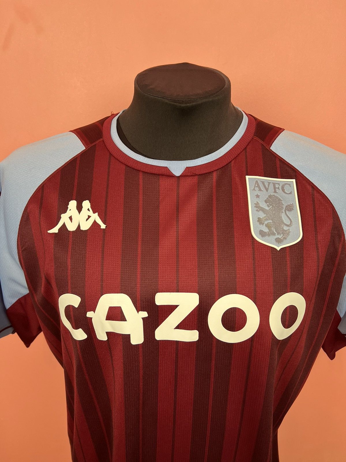 Kappa Soccer jersey kappa avfc football Aston Villa tee Size US M / EU 48-50 / 2 - 2 Thumbnail
