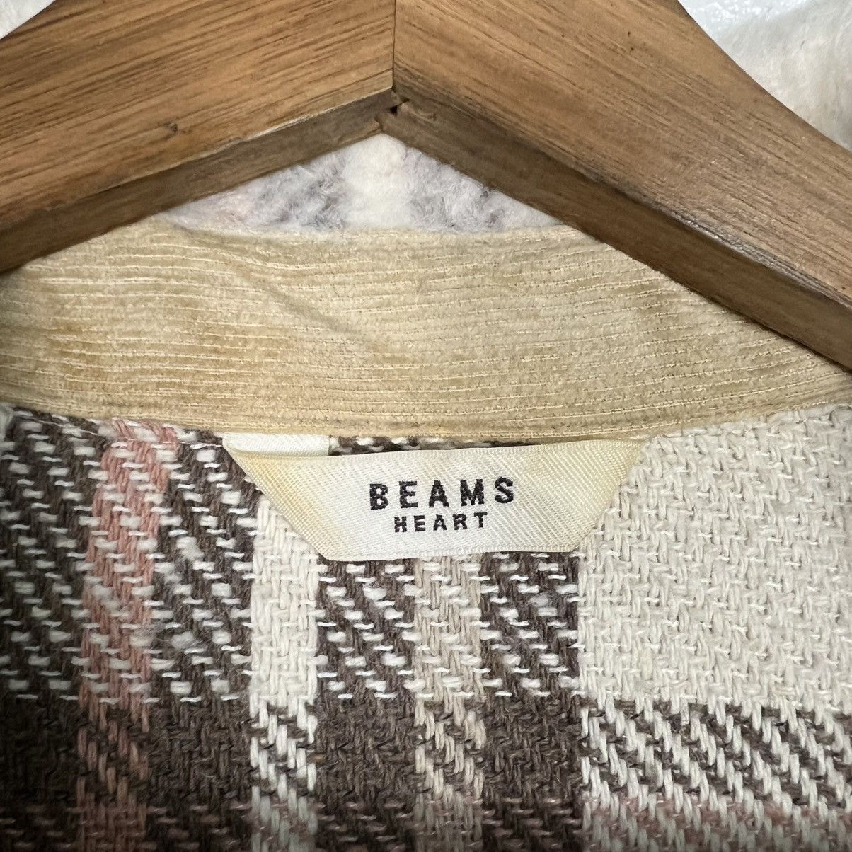Beams Japan BEAMS HEART Checked Flannel Jacket #4158-C190 Size US L / EU 52-54 / 3 - 13 Thumbnail