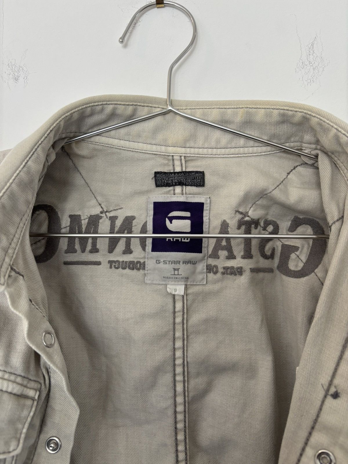 G-Star G STAT BUTTON UP SHIRT Size US S / EU 44-46 / 1 - 2 Thumbnail