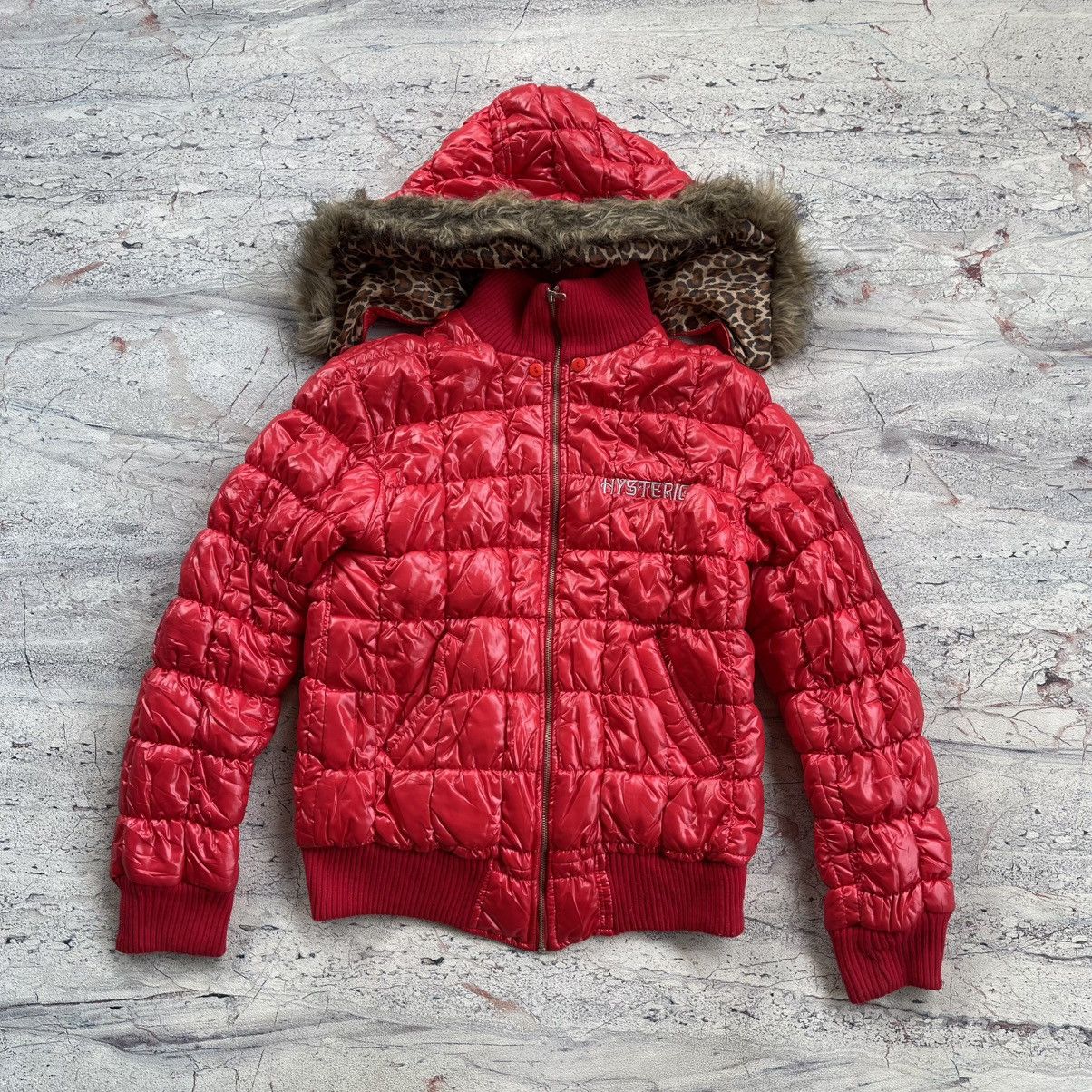 Hysteric Glamour Hysteric glamour embroidered fur hoodie puffer jacket Size US M / EU 48-50 / 2 - 2 Thumbnail
