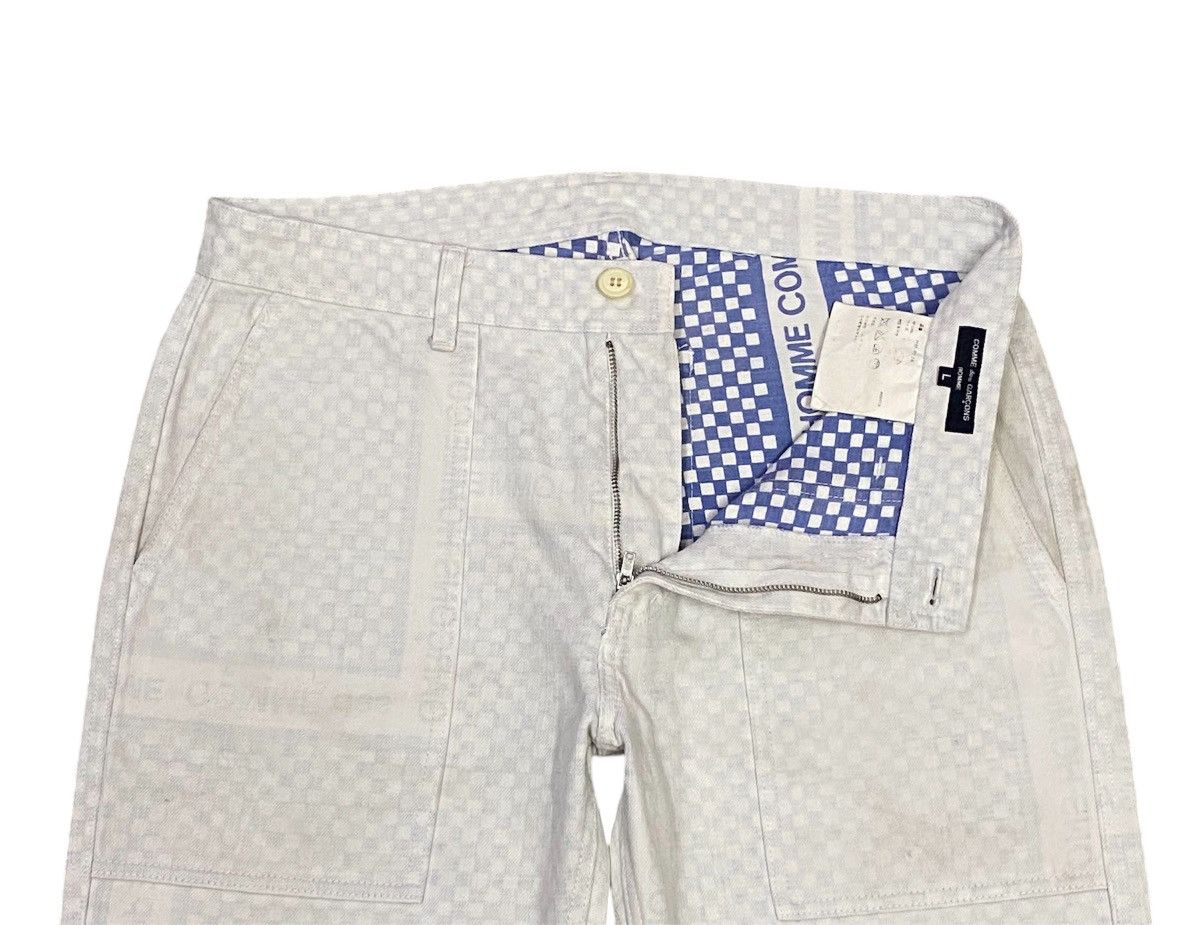 Comme des Garcons Homme Comme Des Garçons Homme AD2003 Chekerboard Denim Pants Size US 33 - 9 Thumbnail