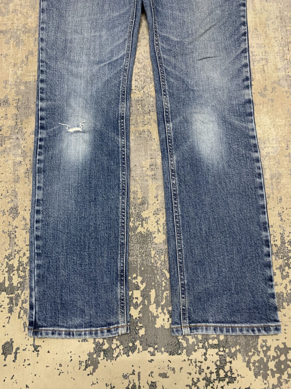 Wrangler VINTAGE WRANGLER DISTRESSED DENIM JEANS W30x30.5 Size US 30 / EU 46 - 5 Thumbnail