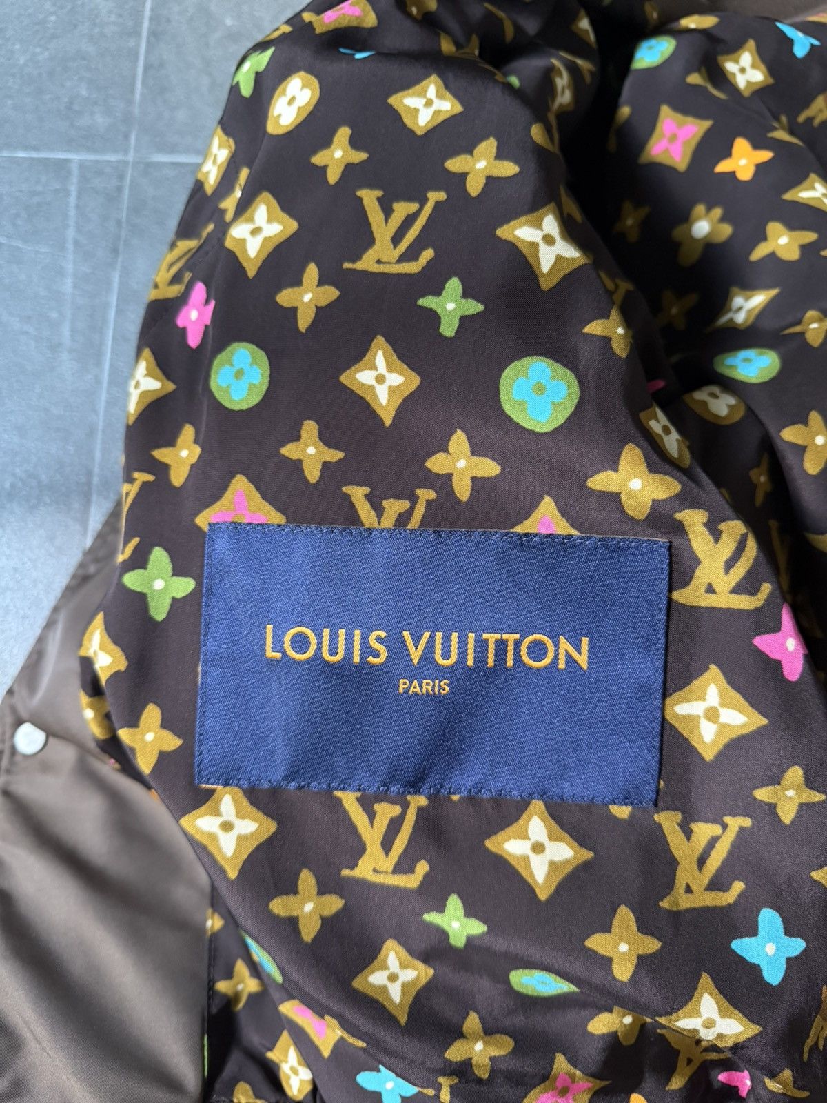 Louis Vuitton × Tyler The Creator Louis Vuitton Tyler The Creator Logo Embroidered Bomber Size US S / EU 44-46 / 1 - 14 Thumbnail