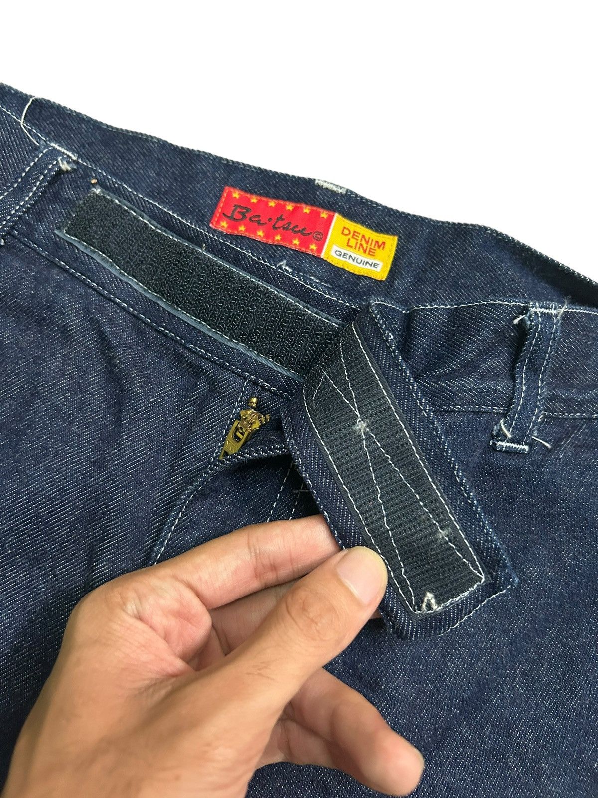 Japanese Brand × Kapital × Vintage Flare Japanese brand Ba-tsu Club Div Vintage Denim Rare☠️ 🎌☠️ Size US 28 / EU 44 - 10 Thumbnail