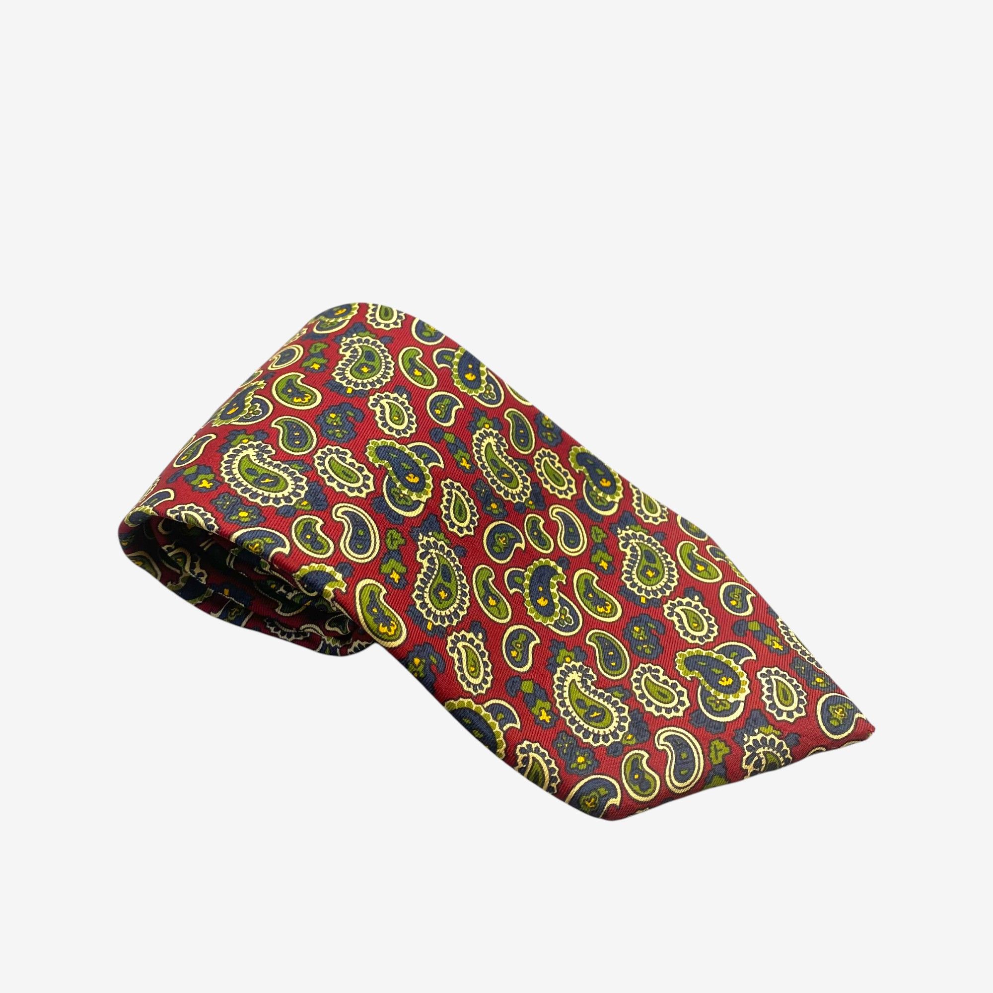 Vintage Carven SILK Necktie Cravate Pure Silk Neck Tie