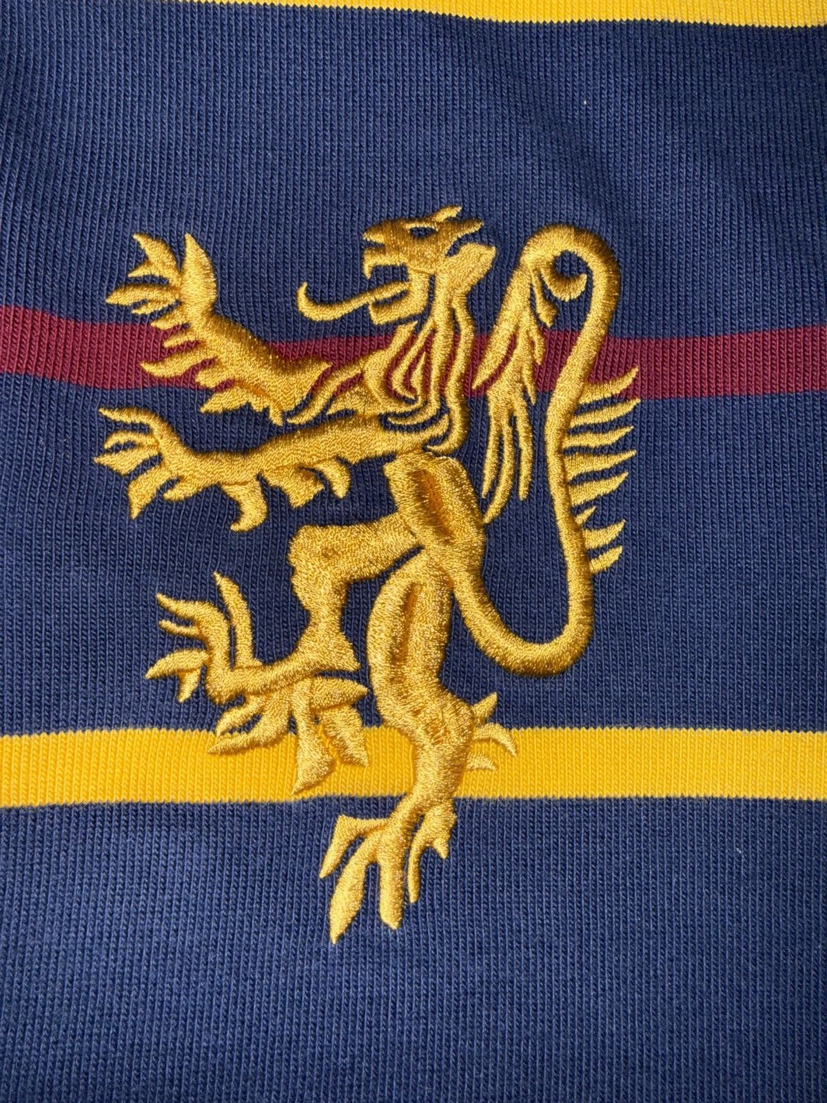 Polo Ralph Lauren Polo Ralph Lauren Striped Lion Crest Rugby XXL Size US XXL / EU 58 / 5 - 3 Thumbnail
