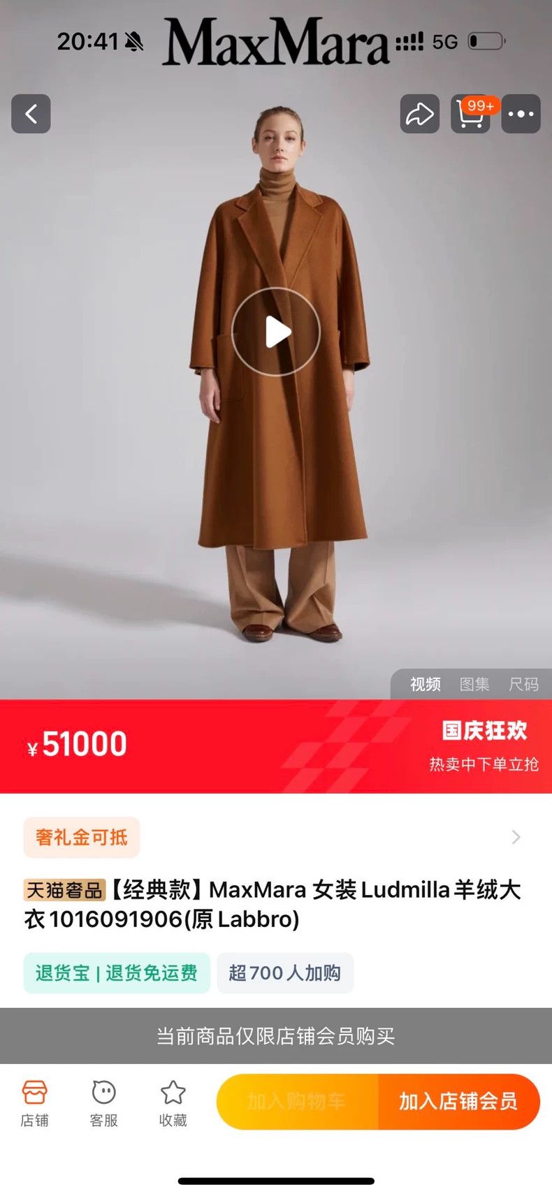 Max Mara Max Mara Ludmilla cashmere coat Size L / US 10 / IT 46 - 7 Thumbnail