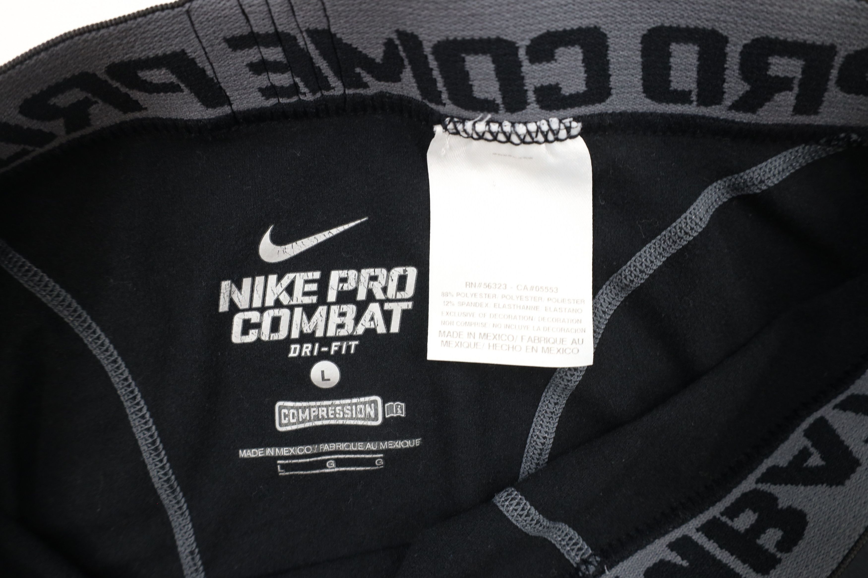 Nike × Vintage Nike Pro Combat Fit Training Gym Spandex Tights Pants Size US 36 / EU 52 - 7 Thumbnail
