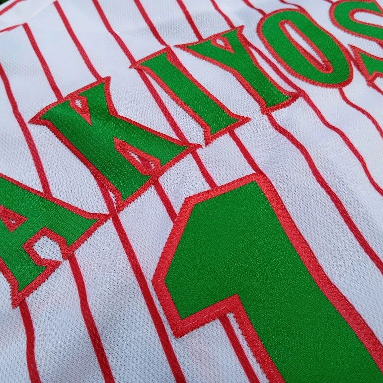 Japanese Brand Tokyo Yakult Swallow #14 ⚾ NPB Japan Baseball Jersey 🎌 Size US L / EU 52-54 / 3 - 4 Thumbnail