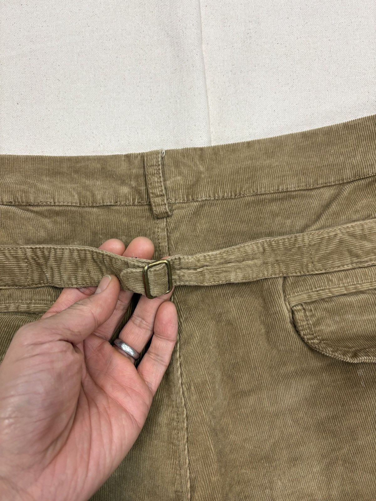 Barena BARENA Tapered Corduroy Trousers Camel Brown IT 50 (US 34) Size US 34 / EU 50 - 8 Thumbnail