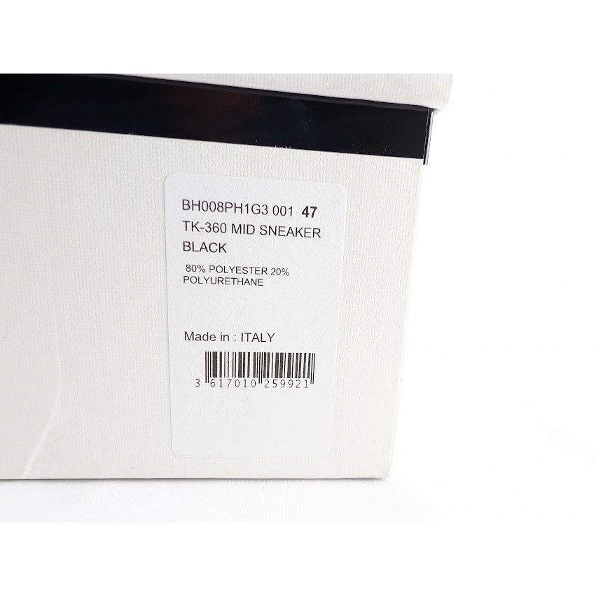 Givenchy o1rshd1 TK-360 Mid Sneakers in Black Size US 14 / EU 47 - 12 Thumbnail