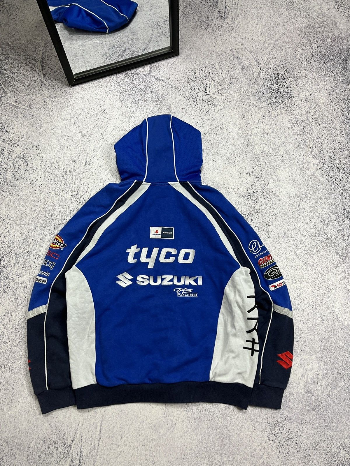 Formula 1 Vintage Suzuki Tyco Yoshimura Japan Racing Track Jacket Rare Size US S / EU 44-46 / 1 - 11 Thumbnail