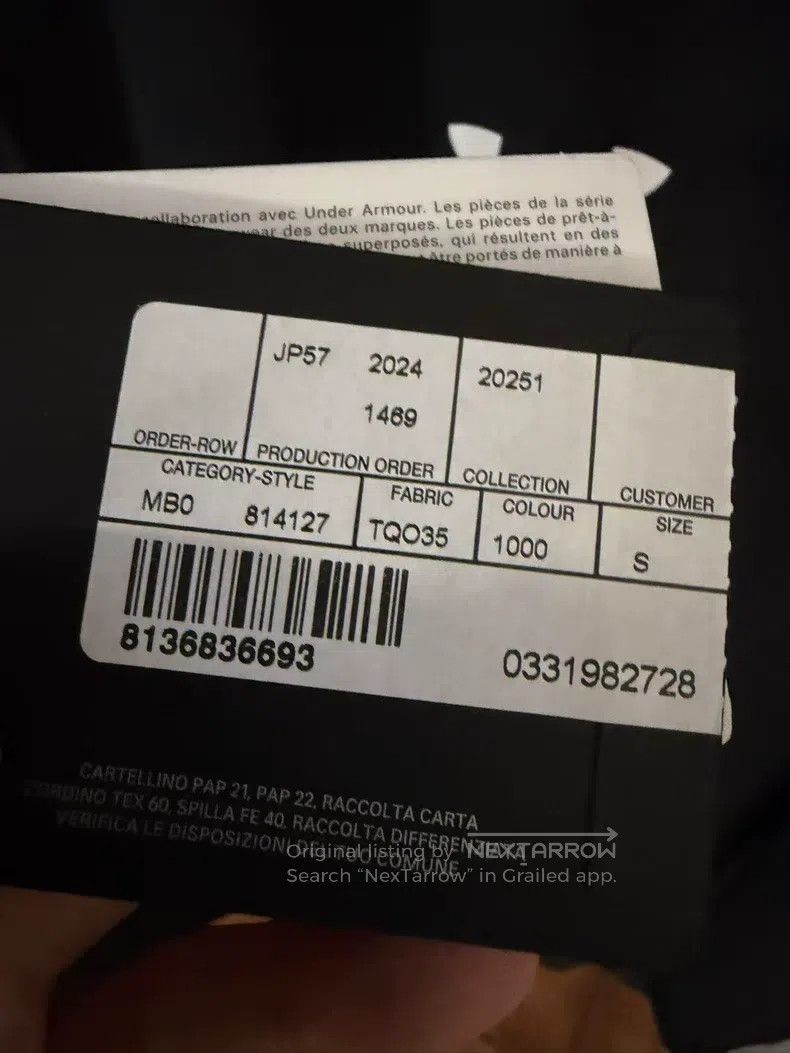 Balenciaga Balenciaga Under Armour Collaboration Black Windbreaker Size US S / EU 44-46 / 1 - 3 Thumbnail