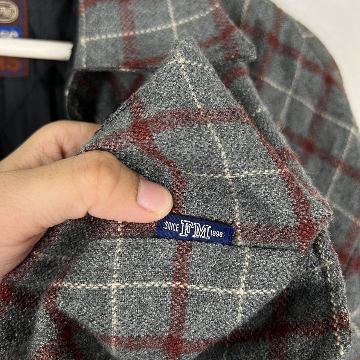 Japanese Brand 🔥 VINTAGE FORESTMESSE CHECK PLAID JACKET Size US L / EU 52-54 / 3 - 13 Thumbnail