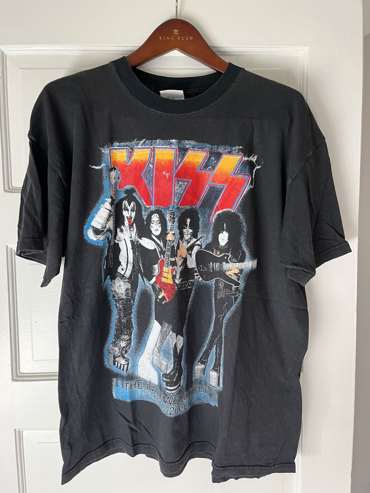 Vintage Vintage KISS tshirt Size US XL / EU 56 / 4 - 1 Thumbnail
