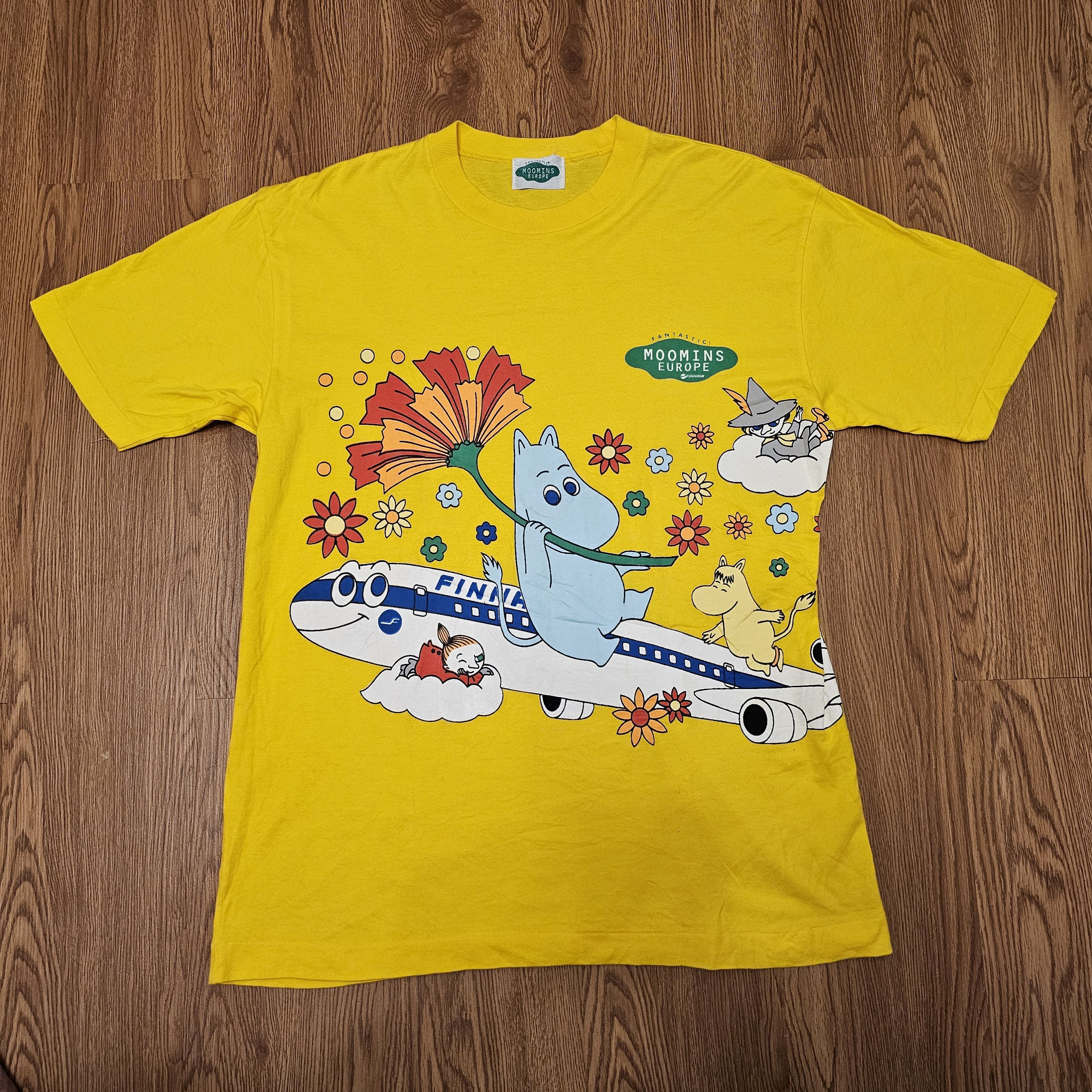 Cartoon Network Vintage 1990s Moomins Europe Tees Size US M / EU 48-50 / 2 - 1 Thumbnail