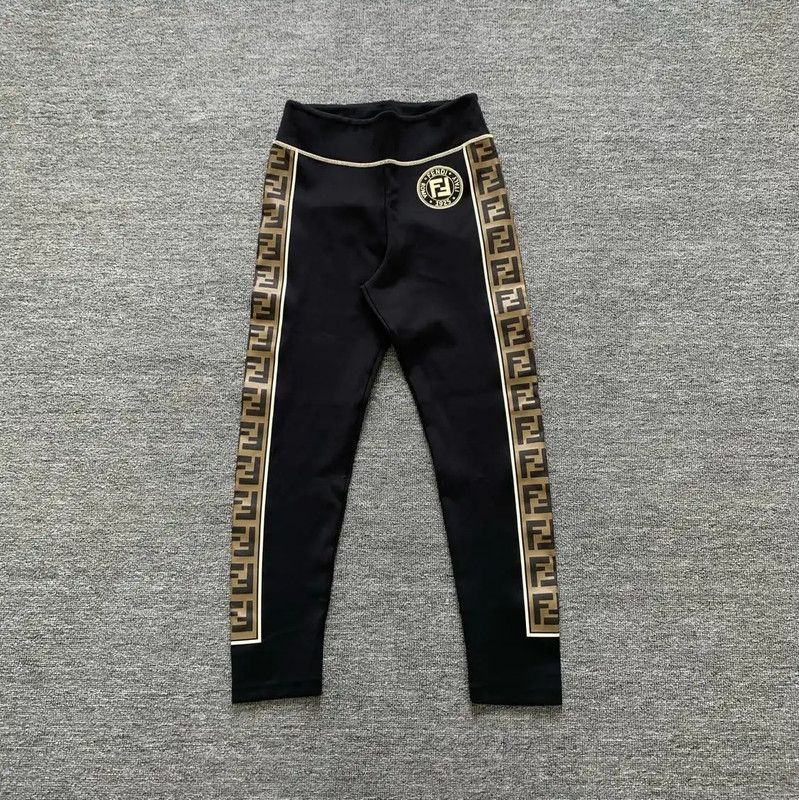 Fendi Fendi Black Cotton Women's Casual Pants 0089 Size 30" / US 8 / IT 44 - 1 Thumbnail