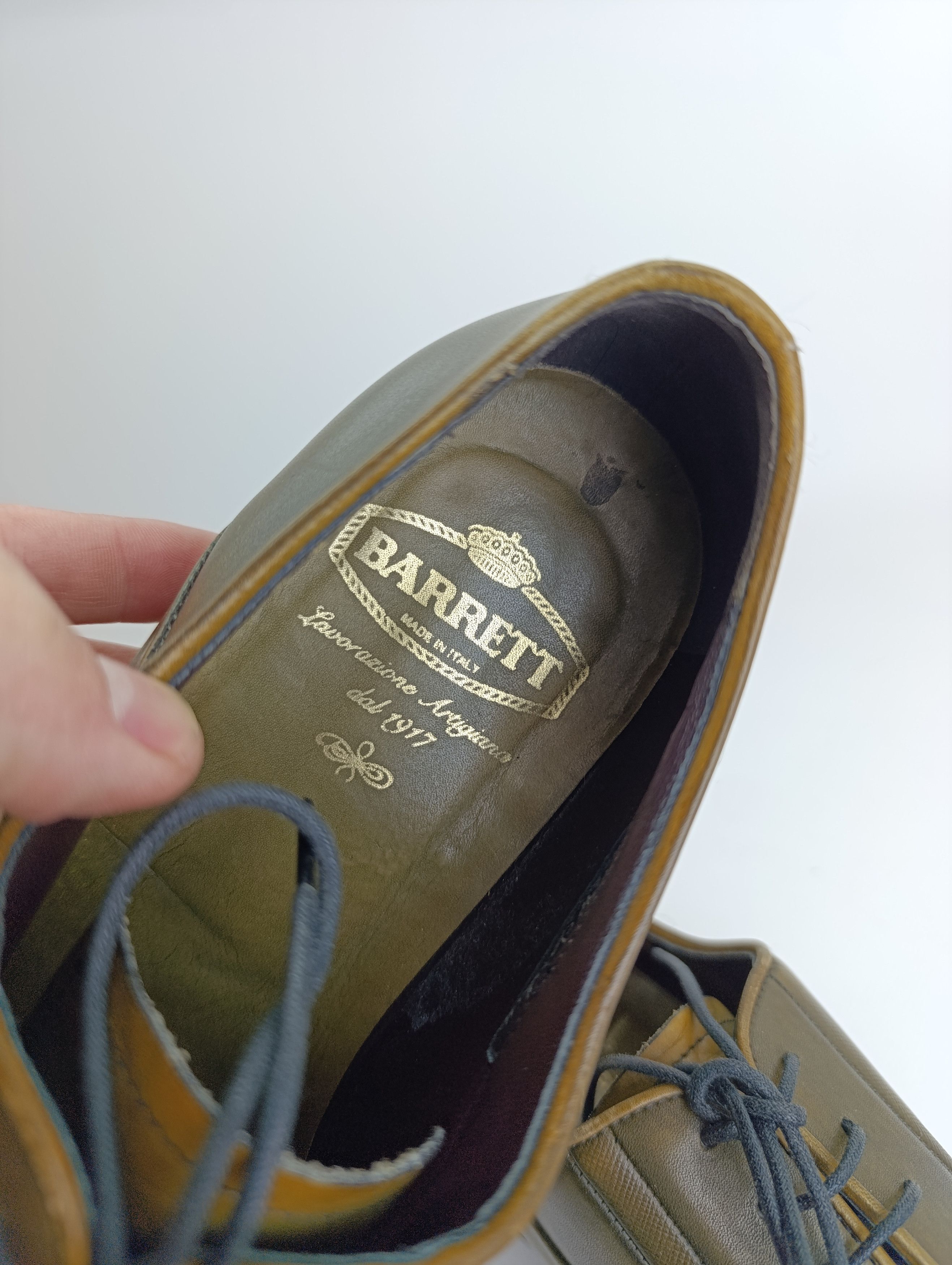 Barrett BARRETT ITALIAN MENS LEATHER ITALIAN OXFORD Size US 10 / EU 43 - 17 Thumbnail