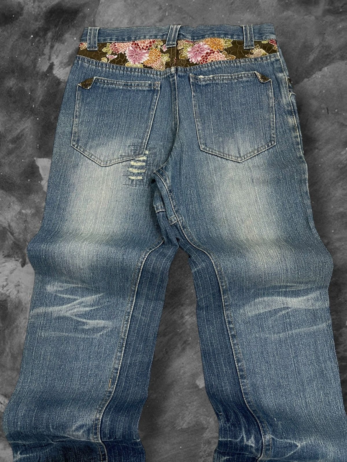 Hysteric Glamour Vintage Icon Designer Japan GuruGumu Traditional Denim Style Size US 30 / EU 46 - 13 Thumbnail