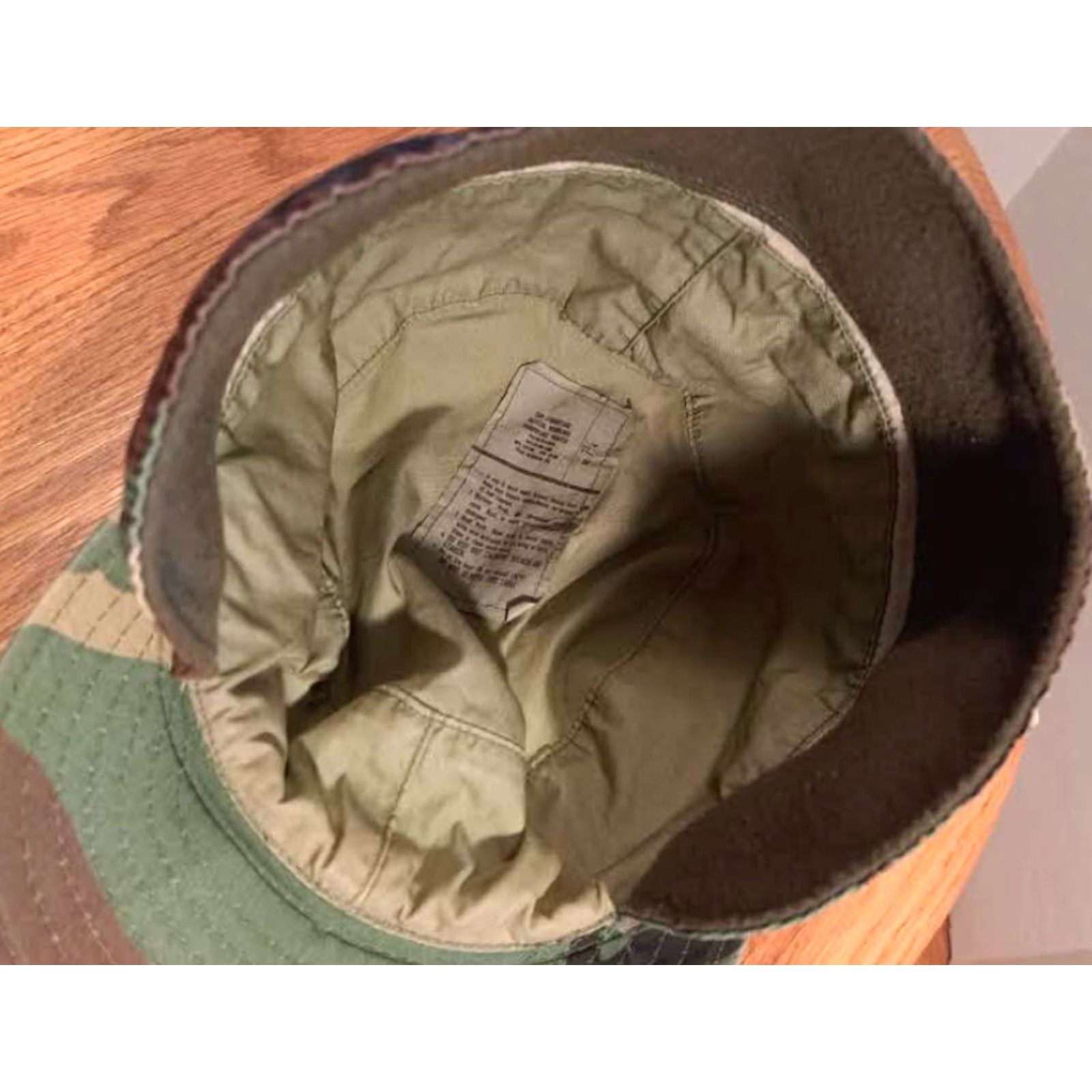Vintage VINTAGE Military Camouflage Fishing Field Hat 7 3/4 Insulated Ear Flaps Men Camouflage Baseball Cap Fish Mens Size ONE SIZE - 2 Thumbnail