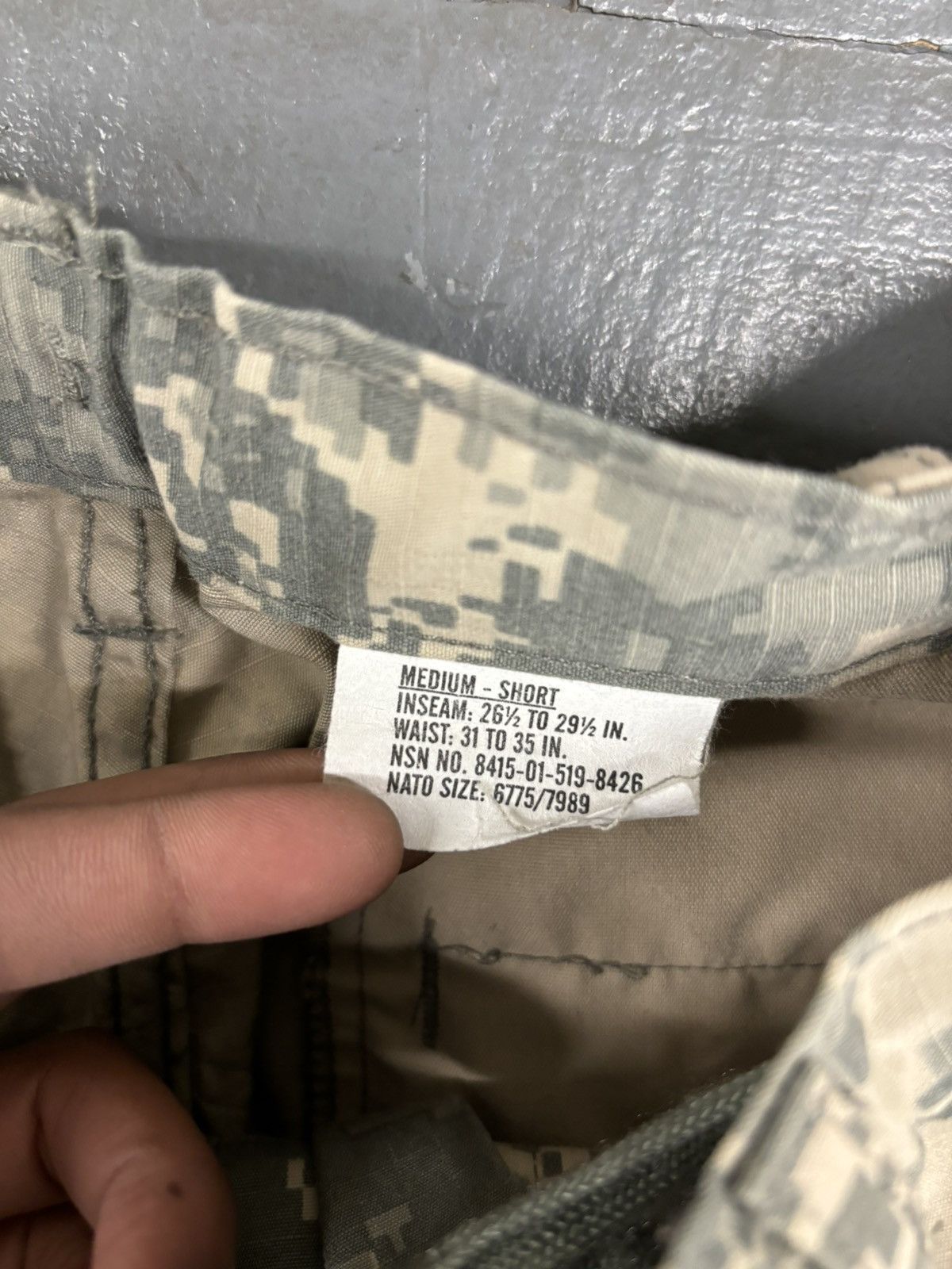 Vintage Vintage US military cargo baggy pants Size US 31 - 4 Thumbnail