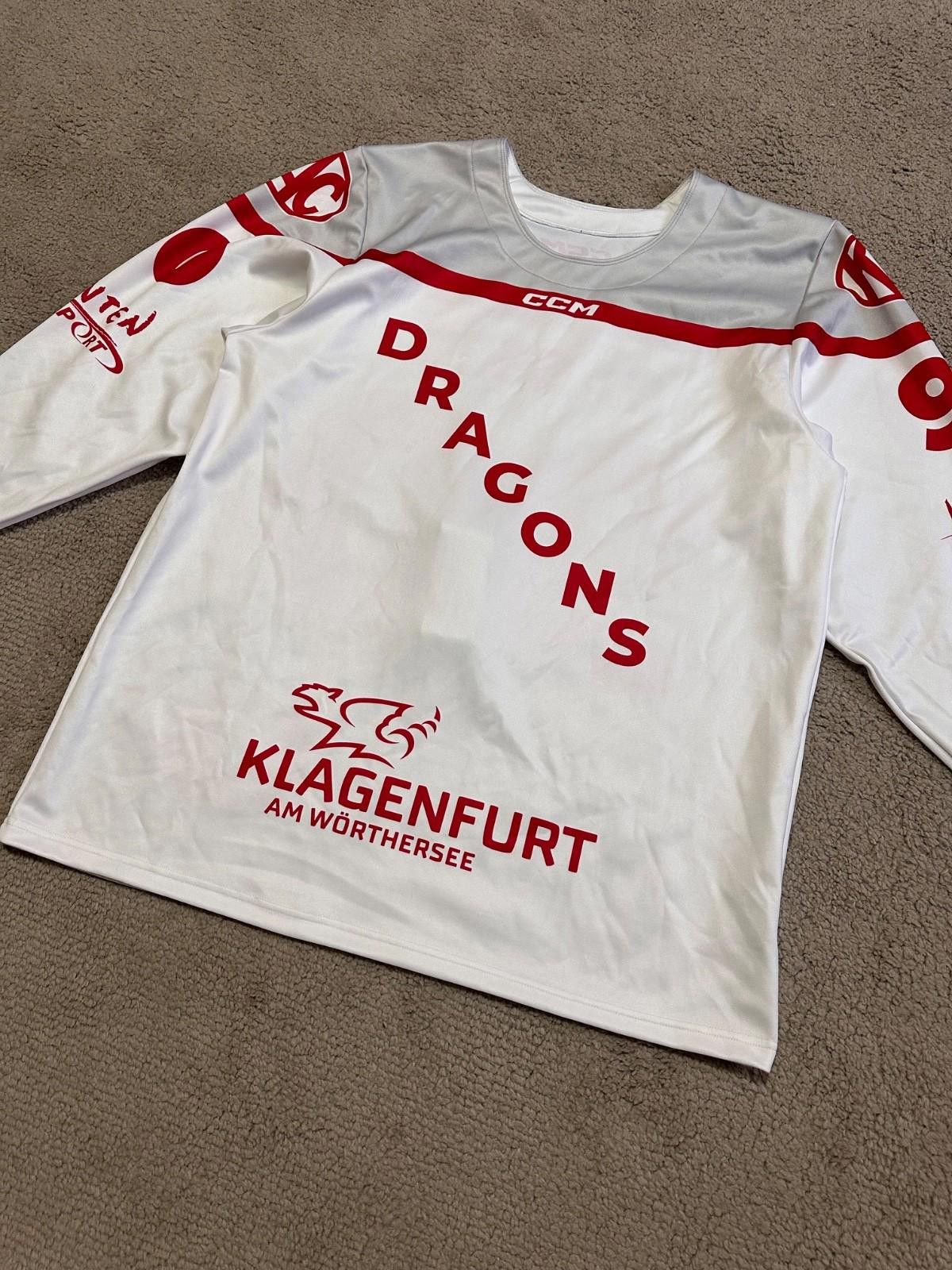 Ccm CCM KAC Klagenfurt Dragons Ice Hockey Jersey Sz XL #90Gasser Size US XL / EU 56 / 4 - 2 Thumbnail