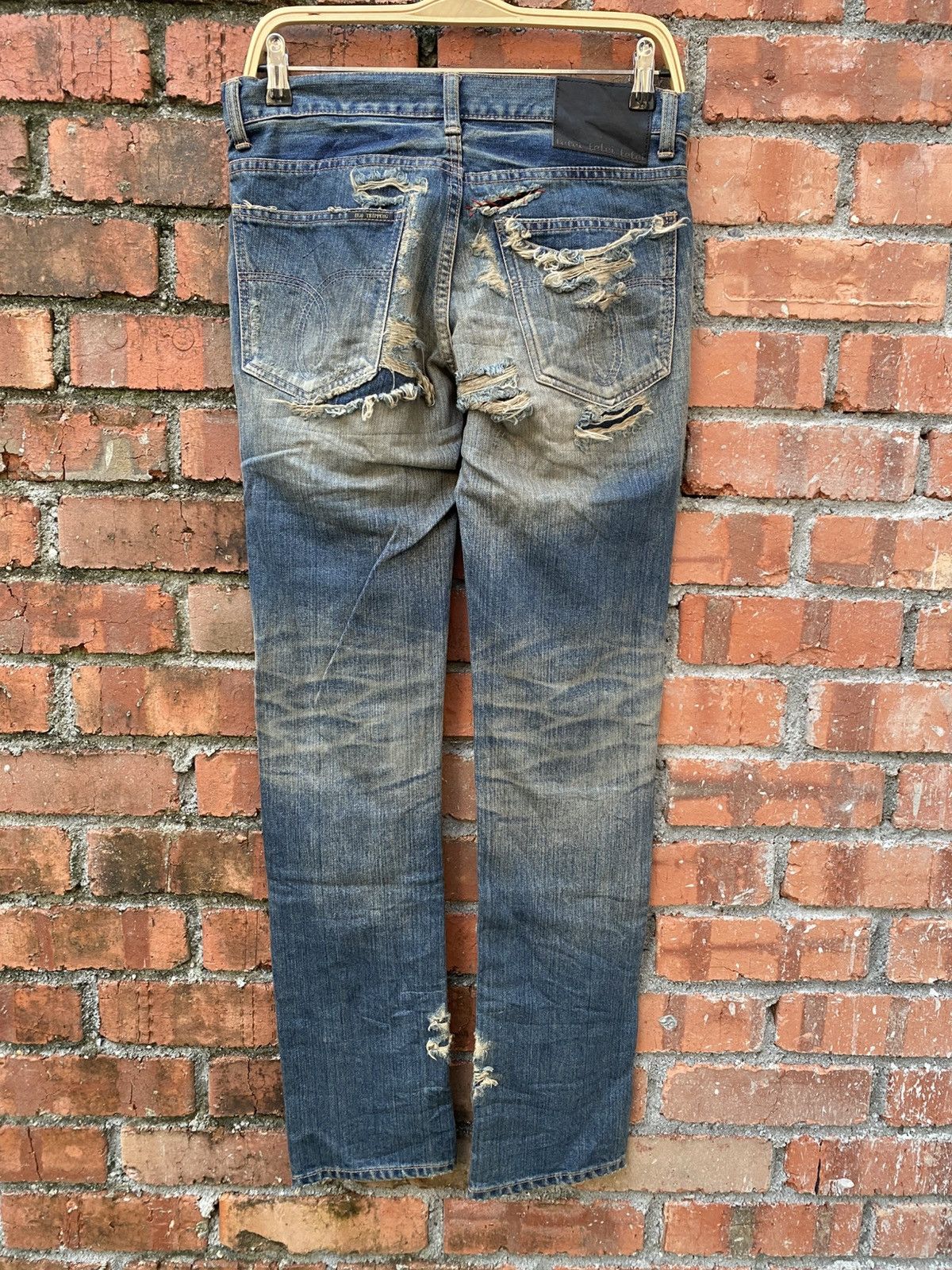 Ego Tripping × If Six Was Nine × Japanese Brand W31x32 ego tripping distressed denime japanese brand Size 31" - 2 Thumbnail