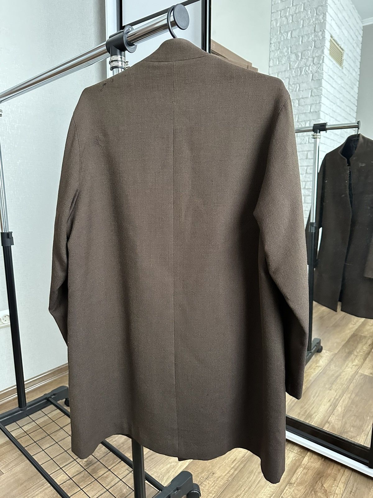 Yohji Yamamoto Yohji Yamamoto Pour Homme Vintage Wool Coat Jacket 90s Size US S / EU 44-46 / 1 - 4 Thumbnail