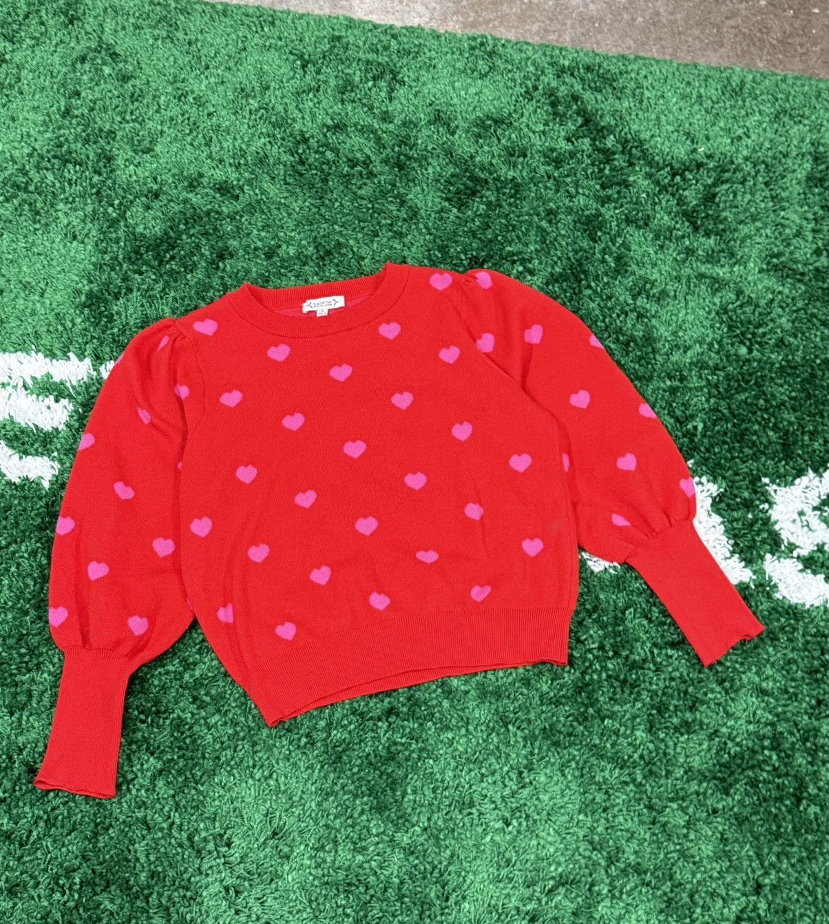Other Vintage Nanette Red Heart Love Lover Knit Sweater Medium Size M / US 6-8 / IT 42-44 - 1 Thumbnail
