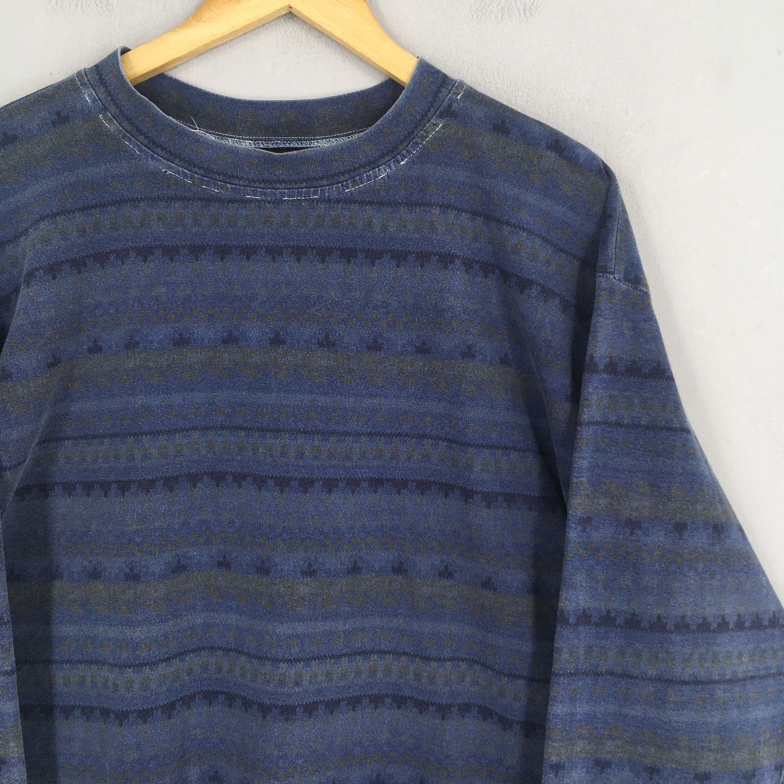 Gramicci × Vintage Vintage Gramicci Blue Stripes T shirt Medium Size US M / EU 48-50 / 2 - 2 Thumbnail