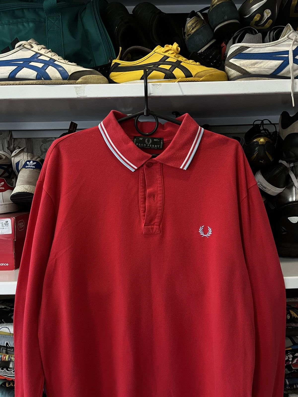 Fred Perry Vintage Fred Perry Longsleeve Polo Shirt Size US S / EU 44-46 / 1 - 2 Thumbnail