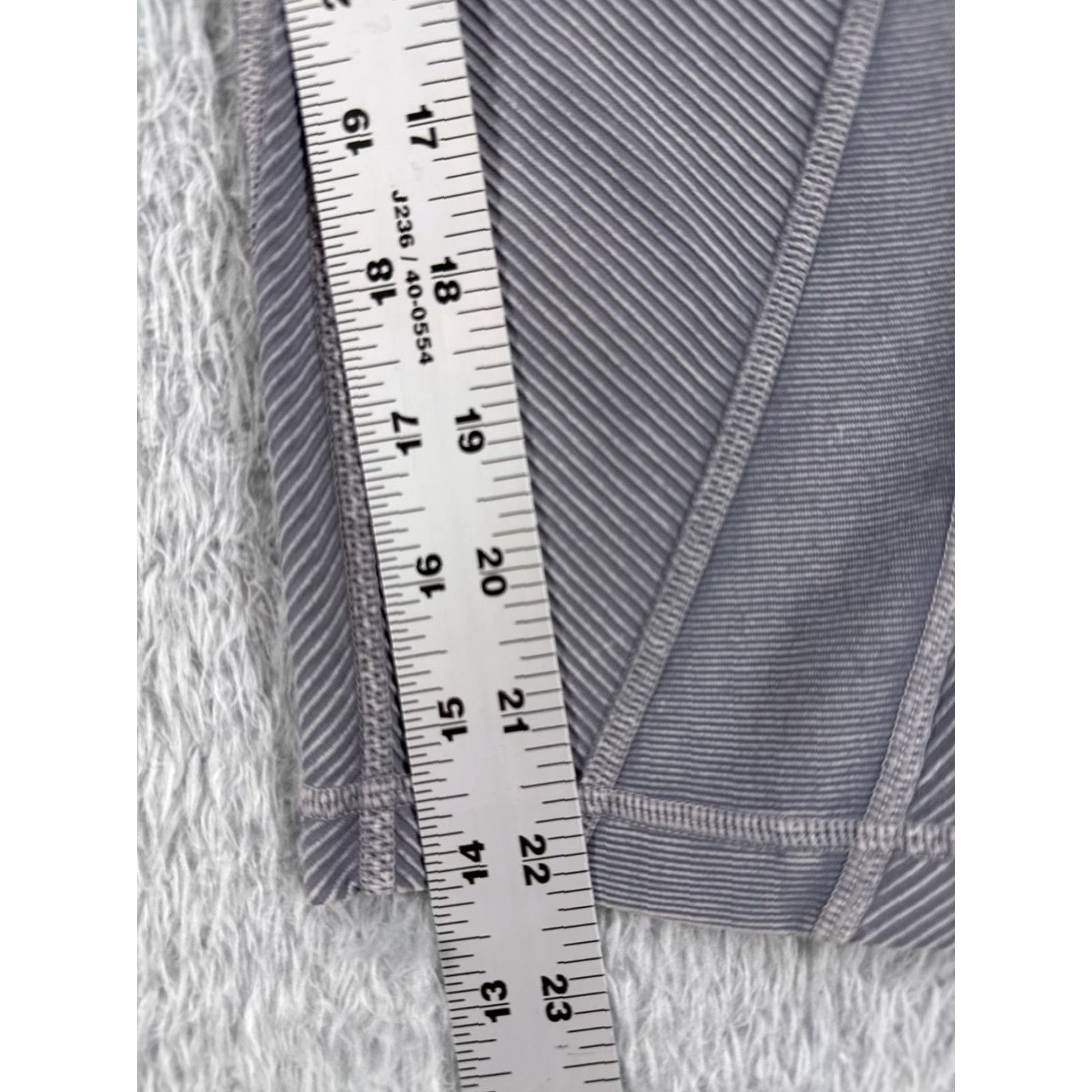 Lululemon Lululemon Wunder Under Crop 23" Blue Pants Women 6 Size 28" / US 6 / IT 42 - 6 Thumbnail