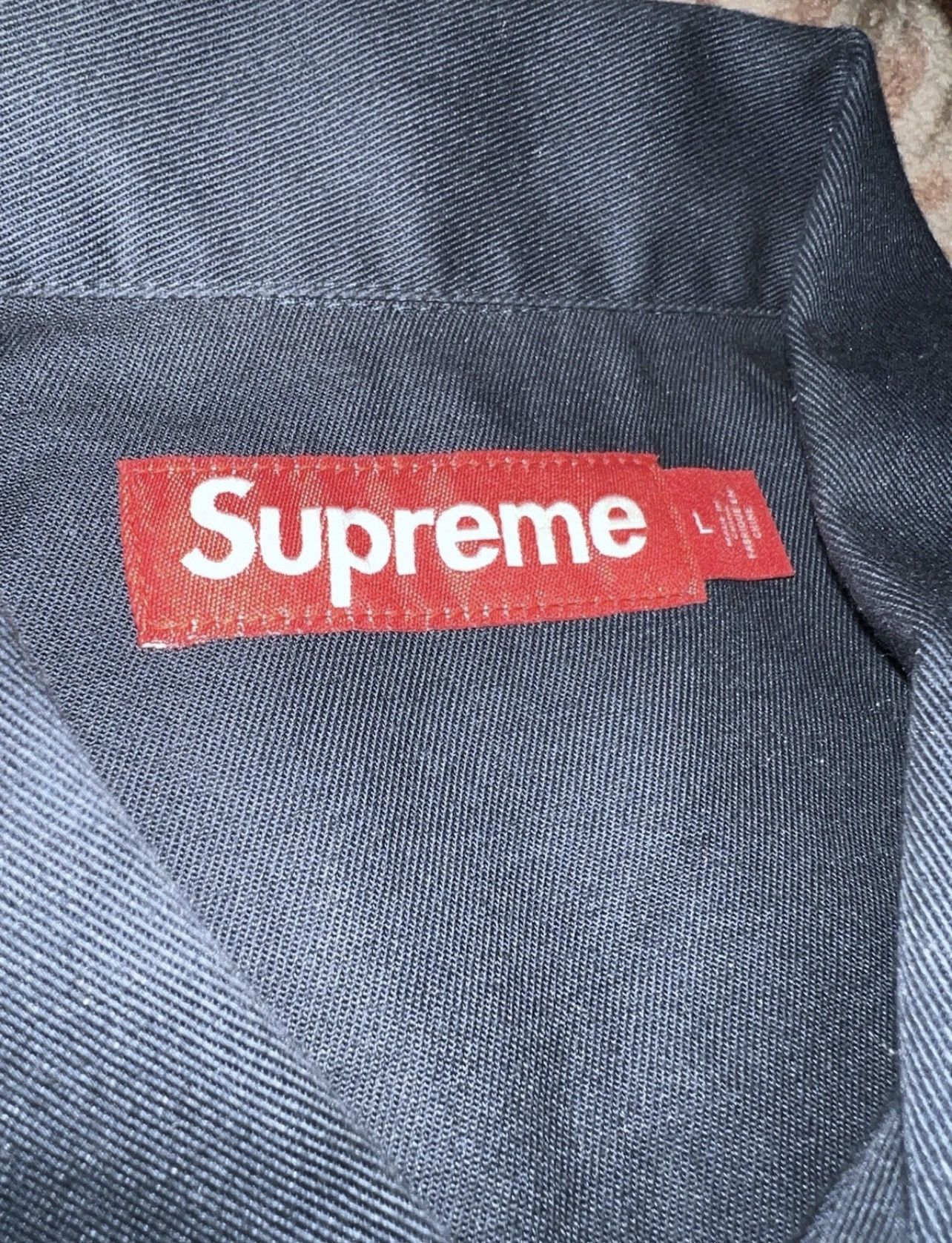 Supreme Supreme Margaret Keane Teardrop Work Shirt Light Navy Size L Size US L / EU 52-54 / 3 - 3 Thumbnail