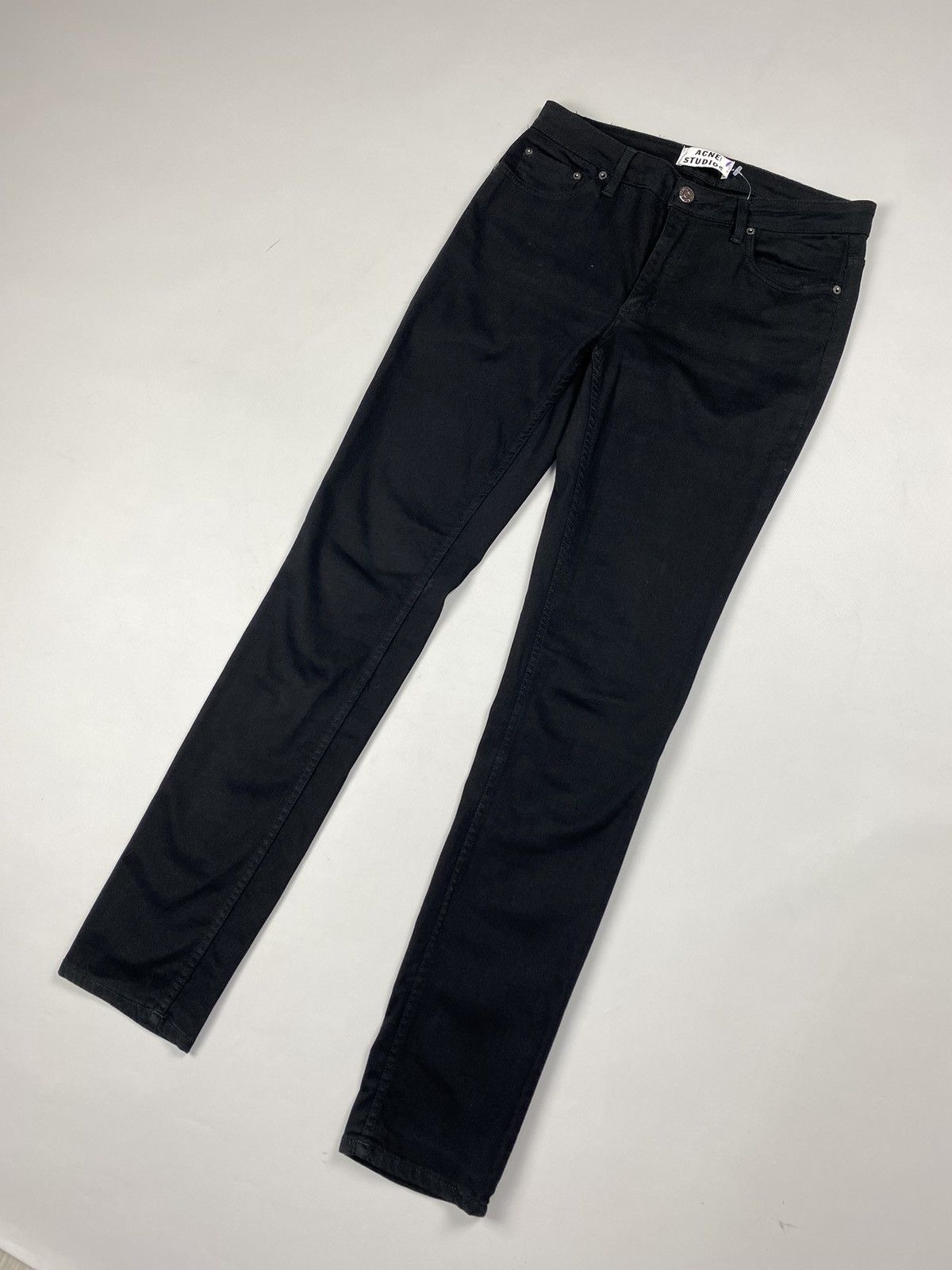 Acne Studios Acne Studios Flex Black ladies jeans pants size 29 / 32 Size 29" - 6 Thumbnail