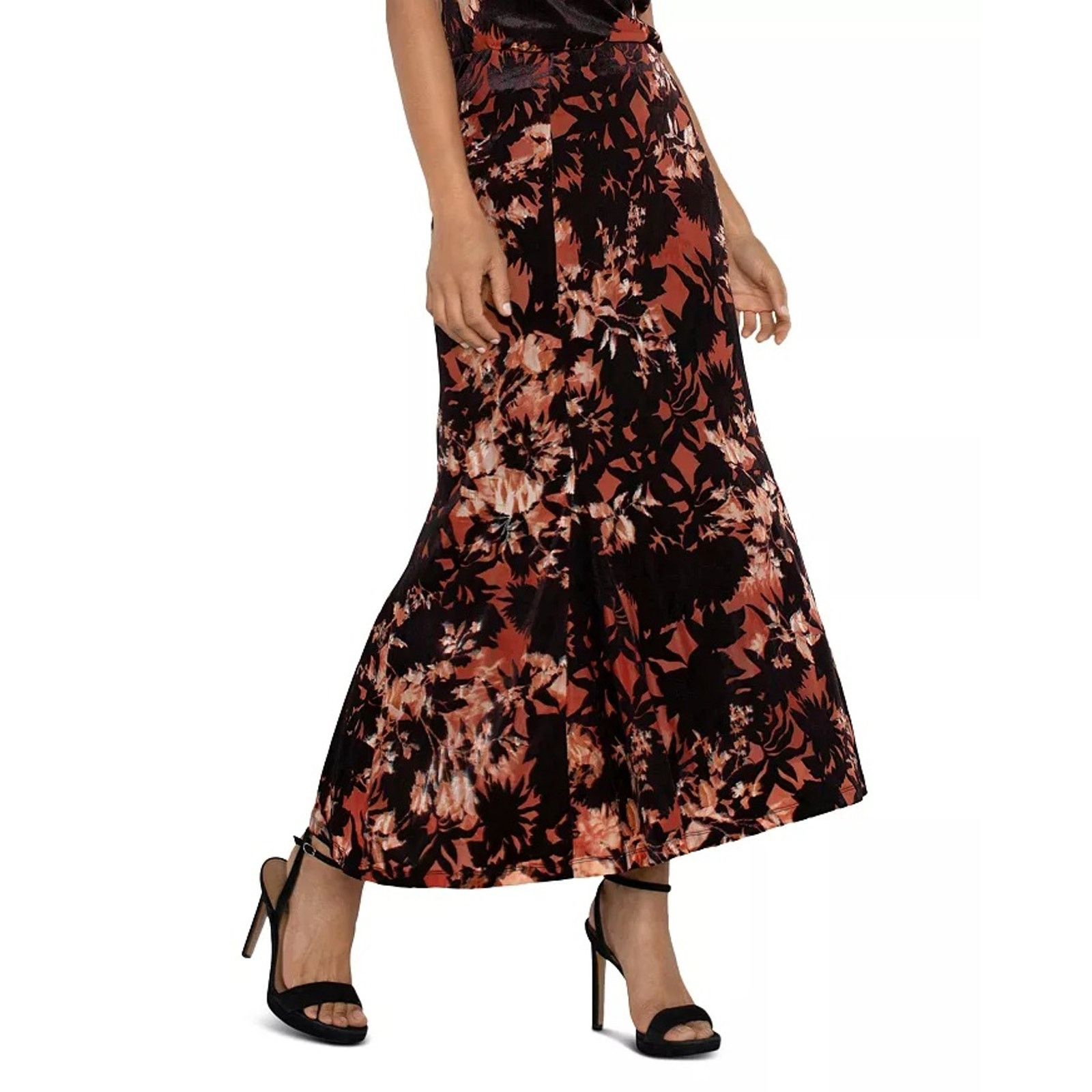 Liverpool Los Angeles Women Fire Opal Maxi Skirt Size 6/28