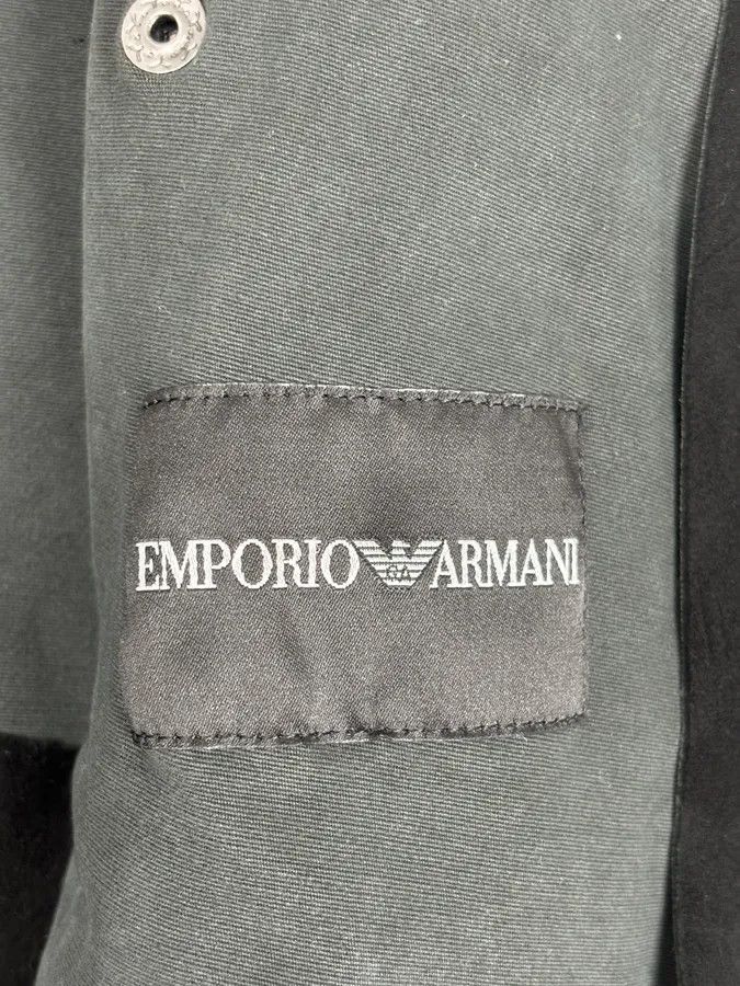 Emporio Armani SS2016 Emporio Armani Black Suede Leather Jacket Size US M / EU 48-50 / 2 - 9 Thumbnail