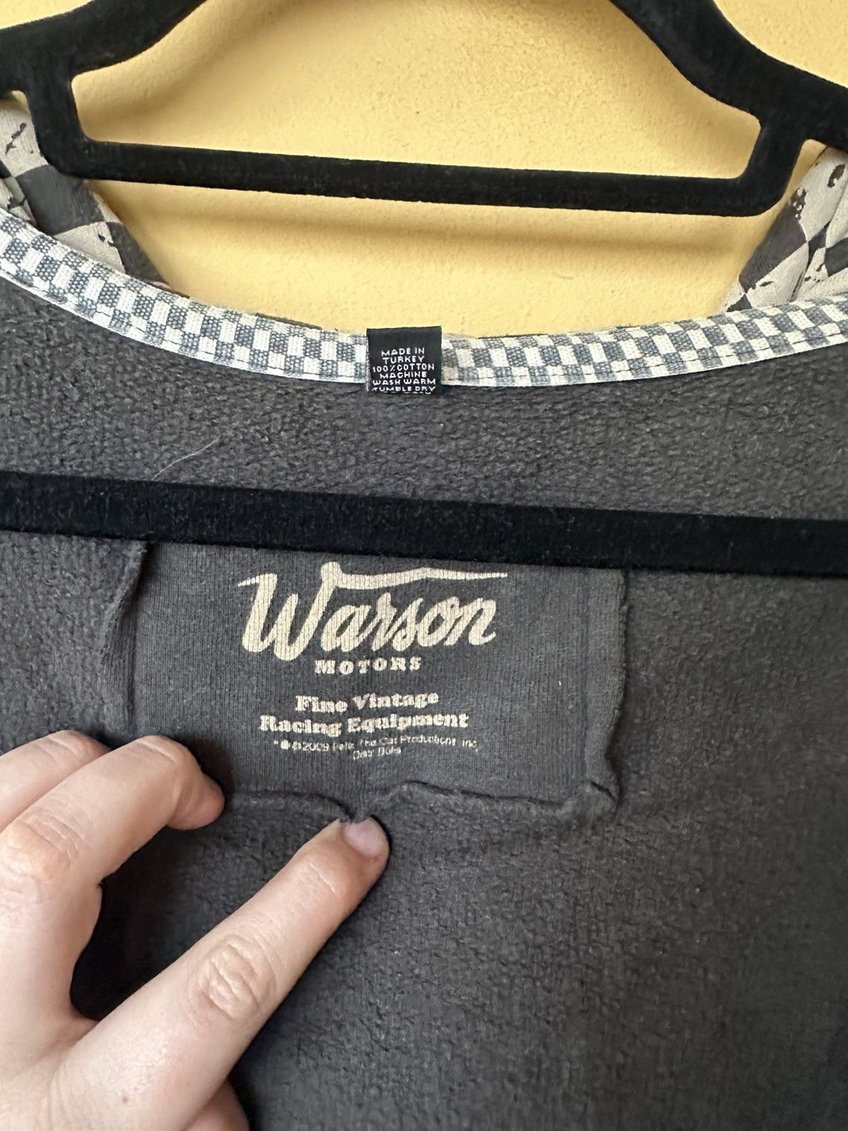 Vintage Vintage Carbon Hoodie By Warson Motors Size US XL / EU 56 / 4 - 12 Thumbnail