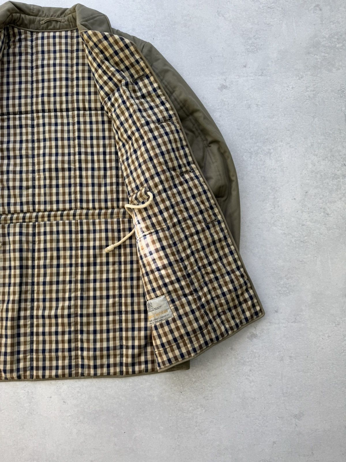 Aquascutum Aquascutum Quilted Short Coat Green Vintage Size US XL / EU 56 / 4 - 7 Thumbnail