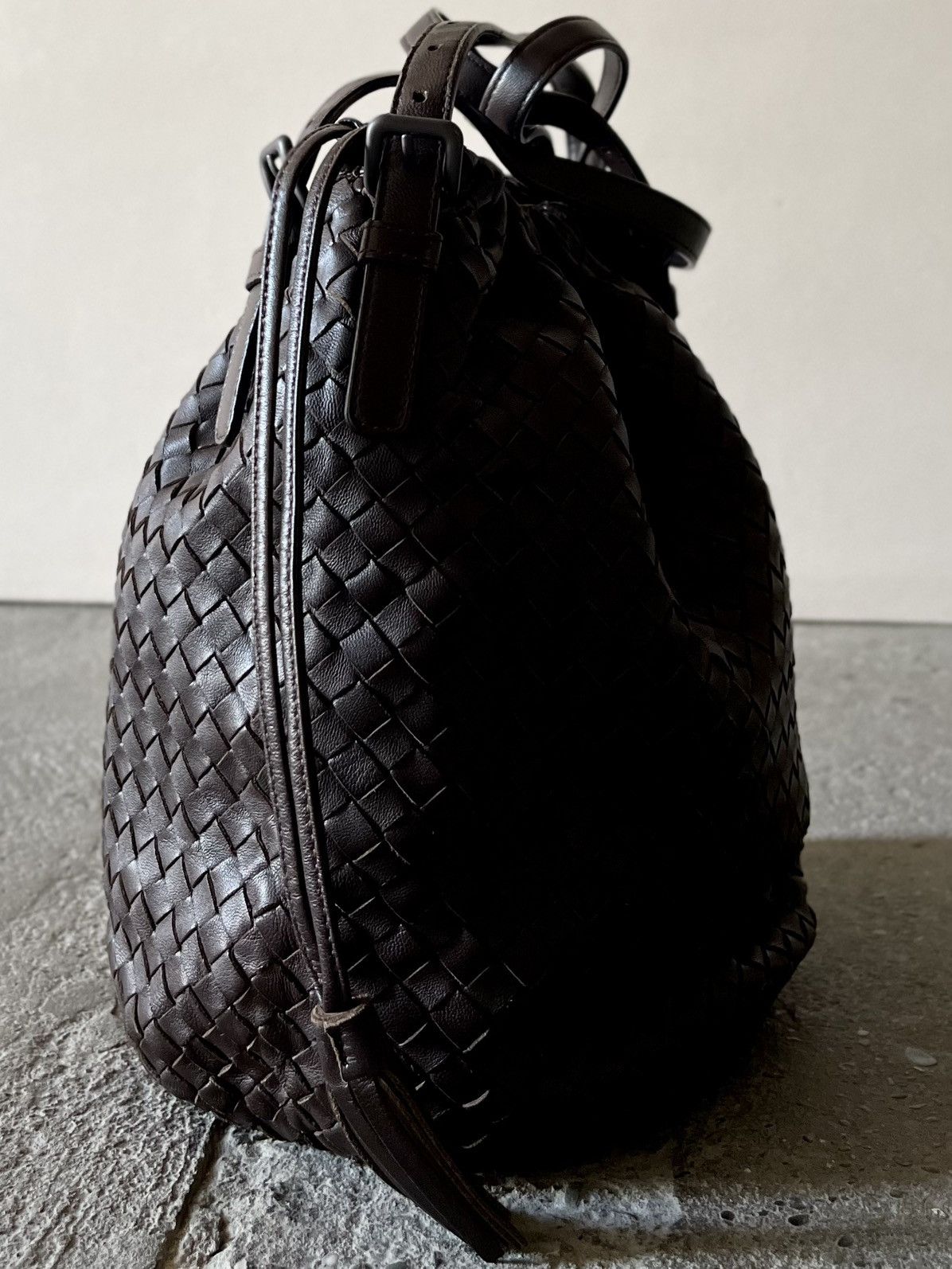 Bottega Veneta Bottega Veneta - Drawstring Tassel Bucket - Shoulder Bag Size ONE SIZE - 5 Thumbnail