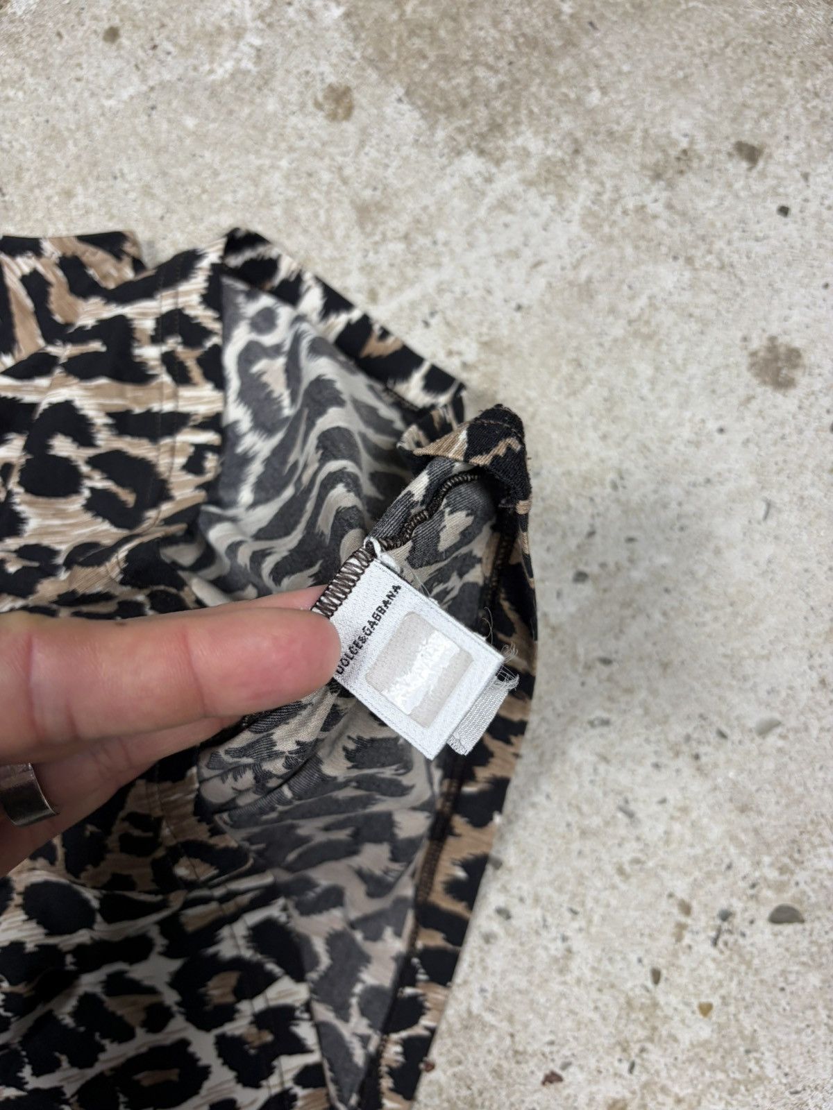 Dolce & Gabbana Vintage 2000s Dolce & Gabbana Underwear Leopard Print Tank Size S / US 4 / IT 40 - 8 Thumbnail