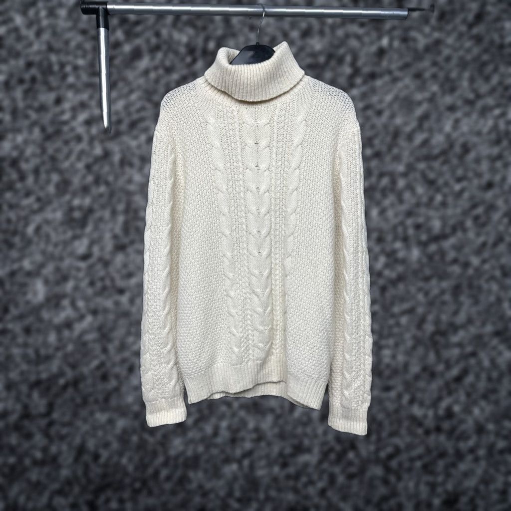 Reiss Reiss Mens High Neck Wool Knit Sweater L Size US L / EU 52-54 / 3 - 1 Thumbnail