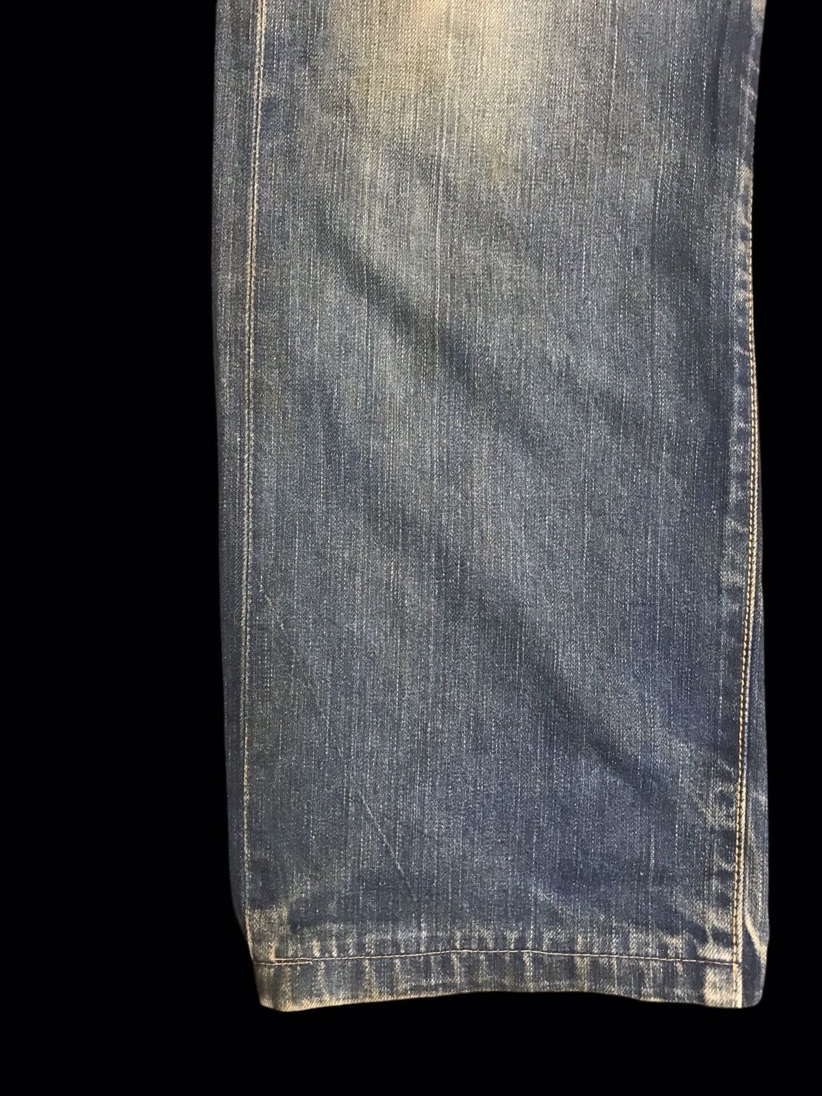 Lee 💥90s Style💥Lee COWBOY Selvedge Cinch Back Faded Denim F127 Size US 29 - 13 Thumbnail