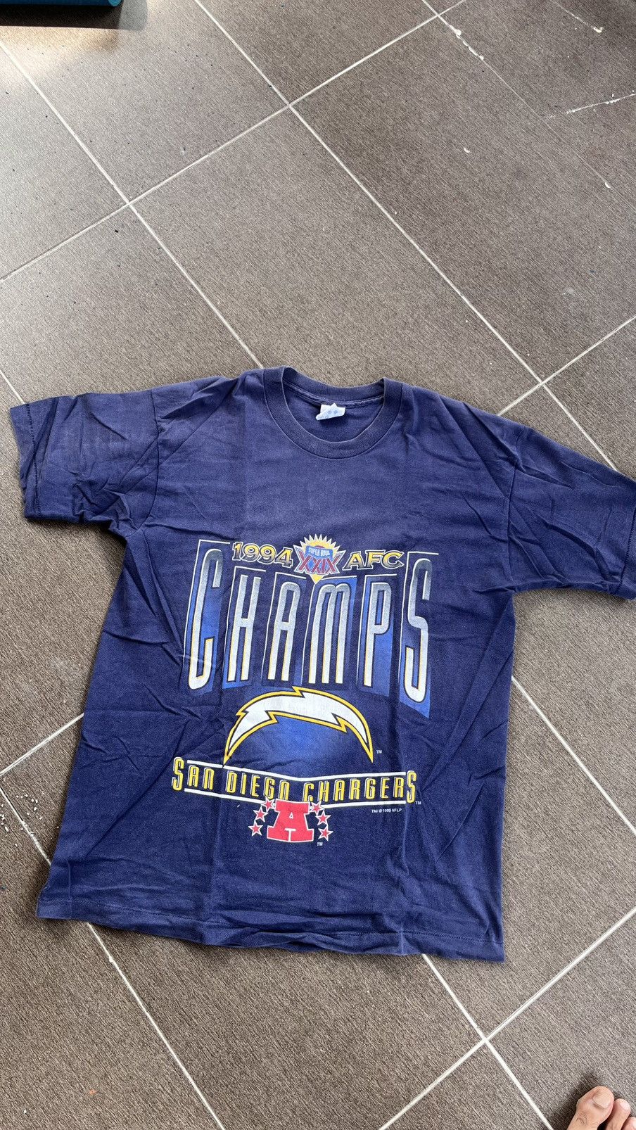 Salem Sportswear Vintage Tee NFL San Diego Charger AFC Champions Size US L / EU 52-54 / 3 - 1 Thumbnail
