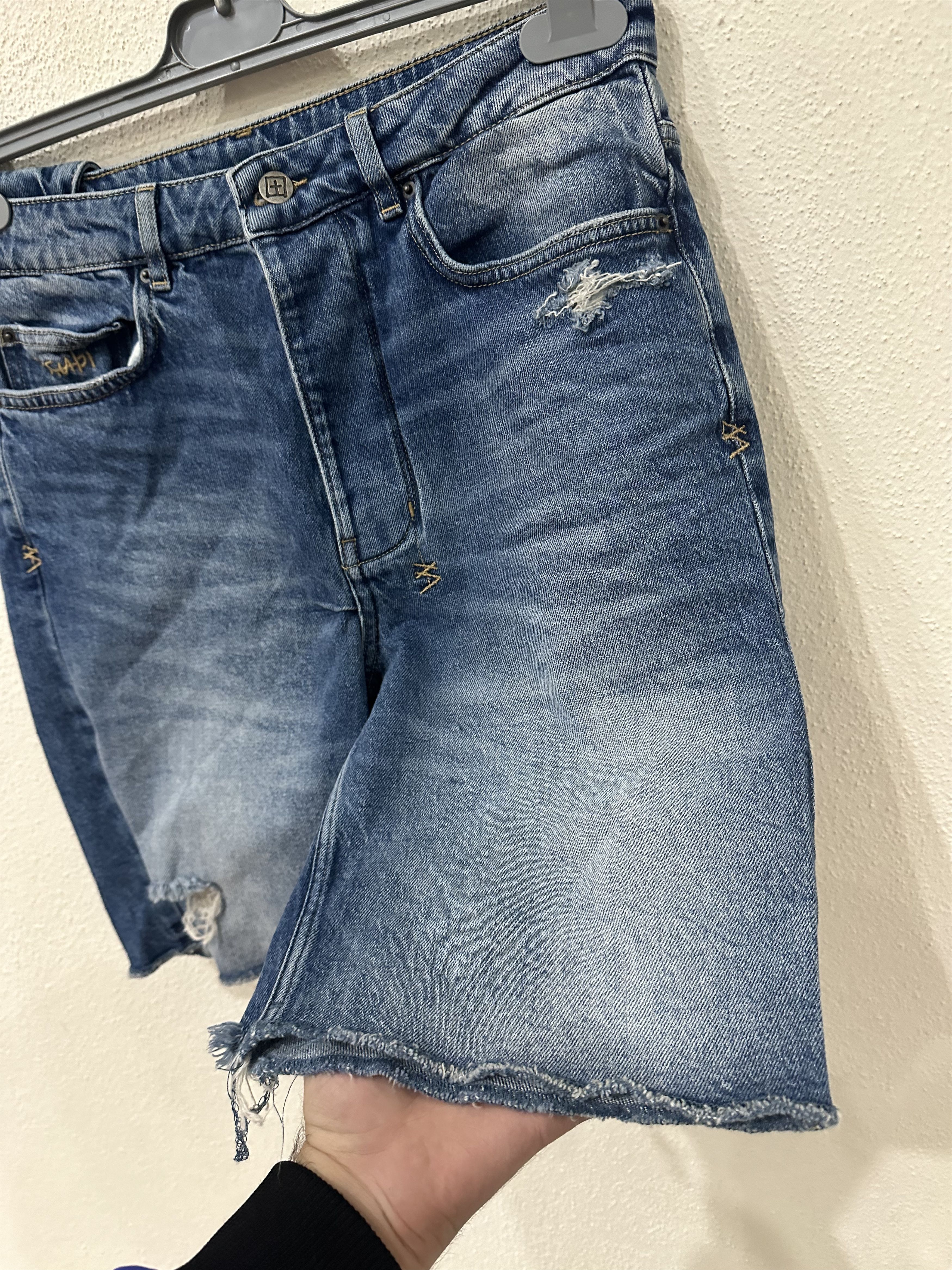Ksubi Ksubi Denim Shorts Blue Size 32 RARE Size US 32 / EU 48 - 4 Thumbnail