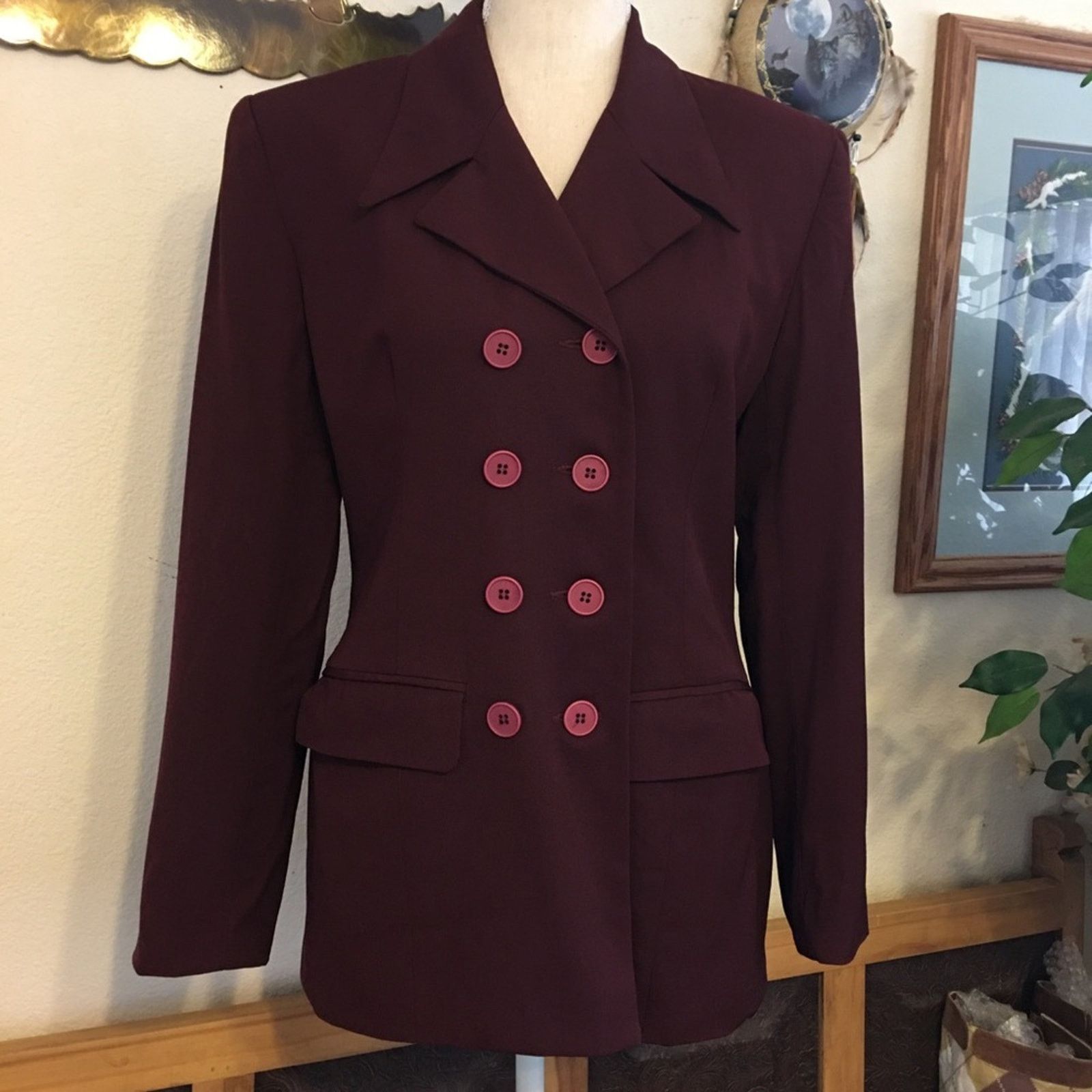 Vintage Vintage 80s Clifford & Wills double breasted suit Size M / US 6-8 / IT 42-44 - 2 Thumbnail