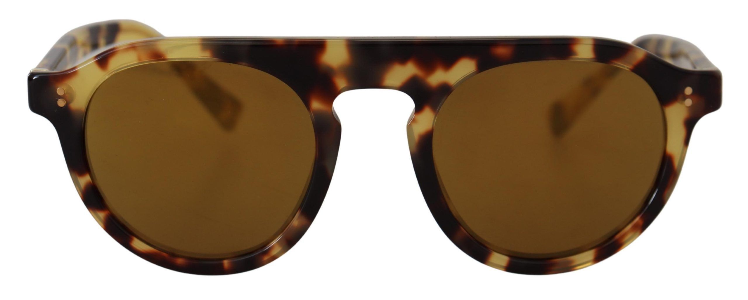 Dolce & Gabbana Chic Tortoiseshell Acetate Women's Sunglasses Size ONE SIZE - 1 Thumbnail