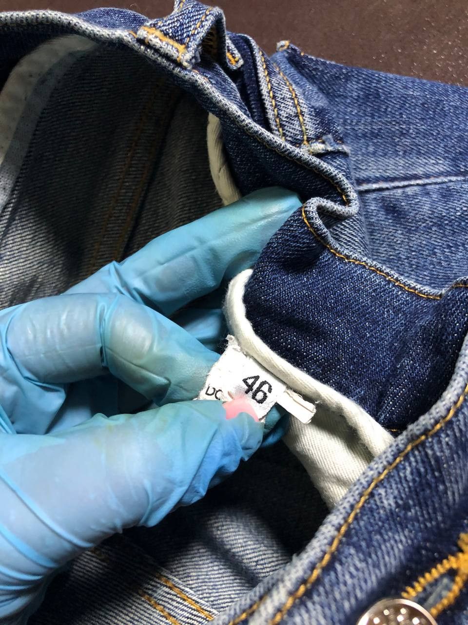 Dolce & Gabbana DOLCE & GABBANA Indigo Distressed Denim Button Fly jeans Size US 30 / EU 46 - 4 Thumbnail