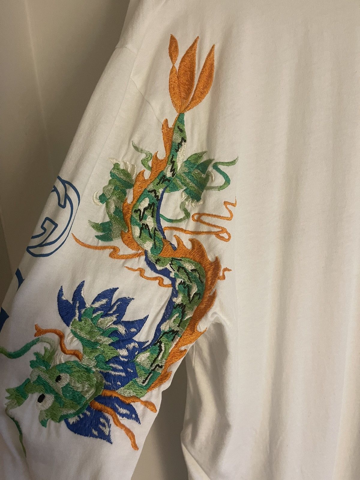 Gucci Gucci Dragon Embroidered Longsleeve Size US L / EU 52-54 / 3 - 3 Thumbnail