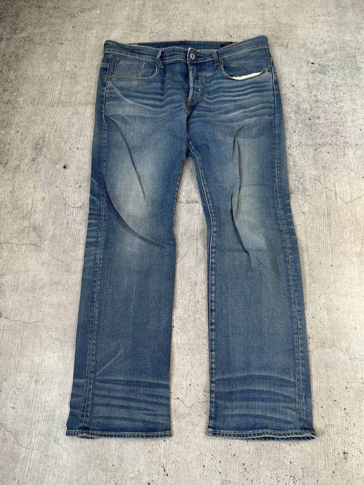G-Star Y2K G-STAR RAW DENIM STRAIGHT JEANS JAPANEESE Size US 34 / EU 50 - 6 Thumbnail