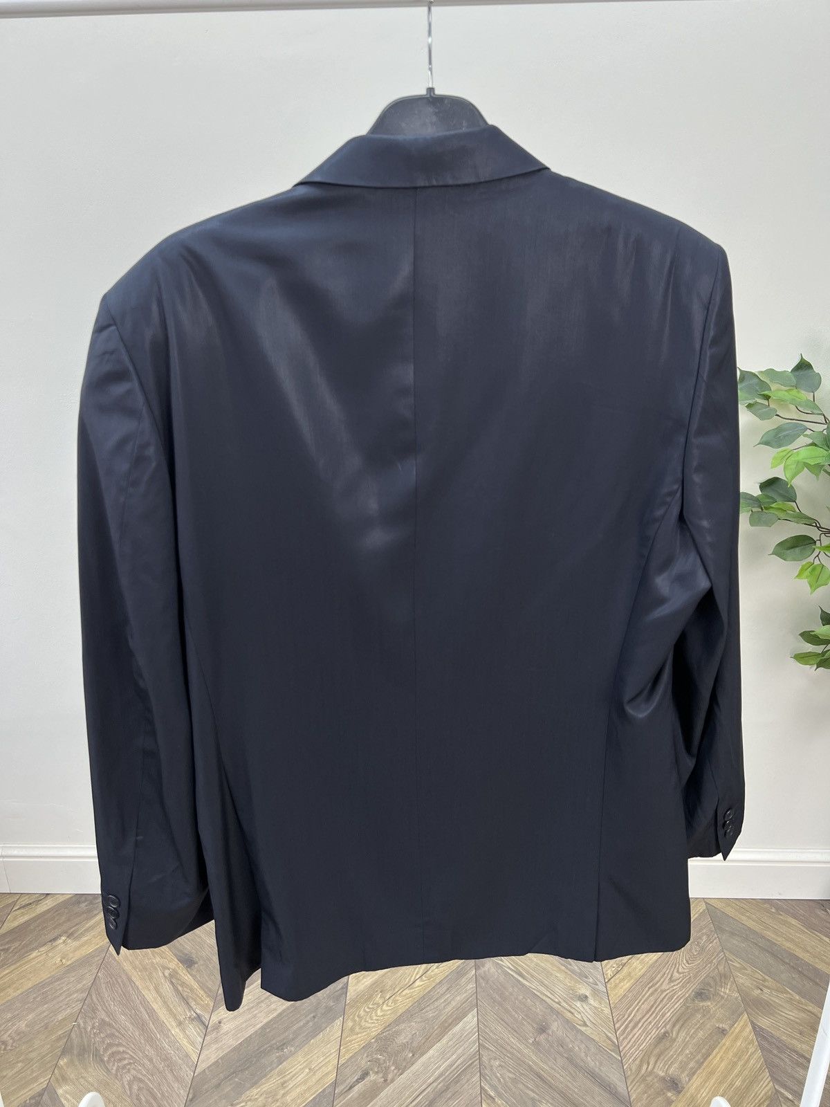 Versace Vintage Versace Classic V2 Navy Blazer Jacket Men’s 3-Button Size 52R - 14 Thumbnail